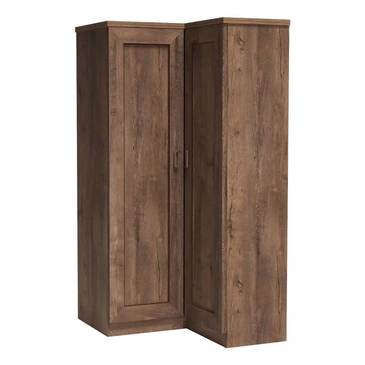 Dulap TEDY Typ T25, stejar lefkas, PAL melaminat, cu 2 usi, 110x95x190 cm