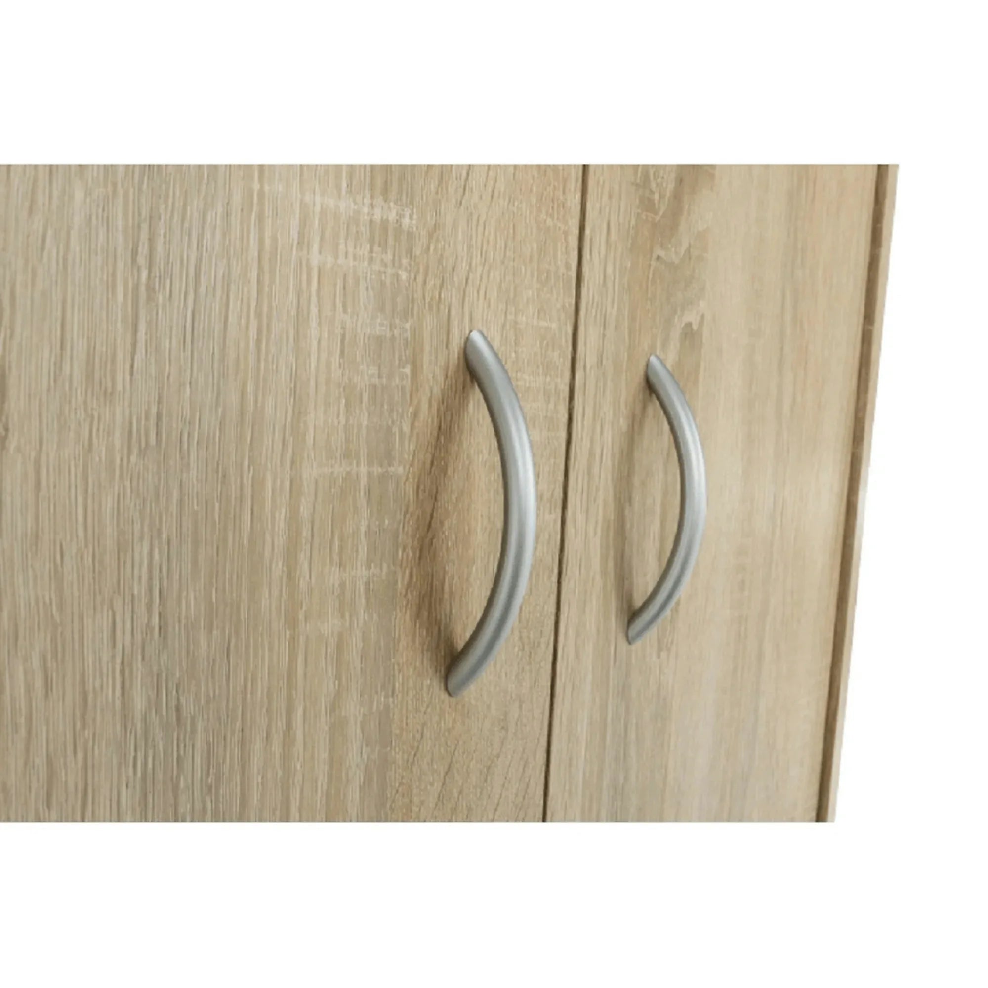 Dulap TEMPO ASISTENT NEW 005, stejar sonoma, PAL melaminat, cu 2 usi, 57x55x175 cm
