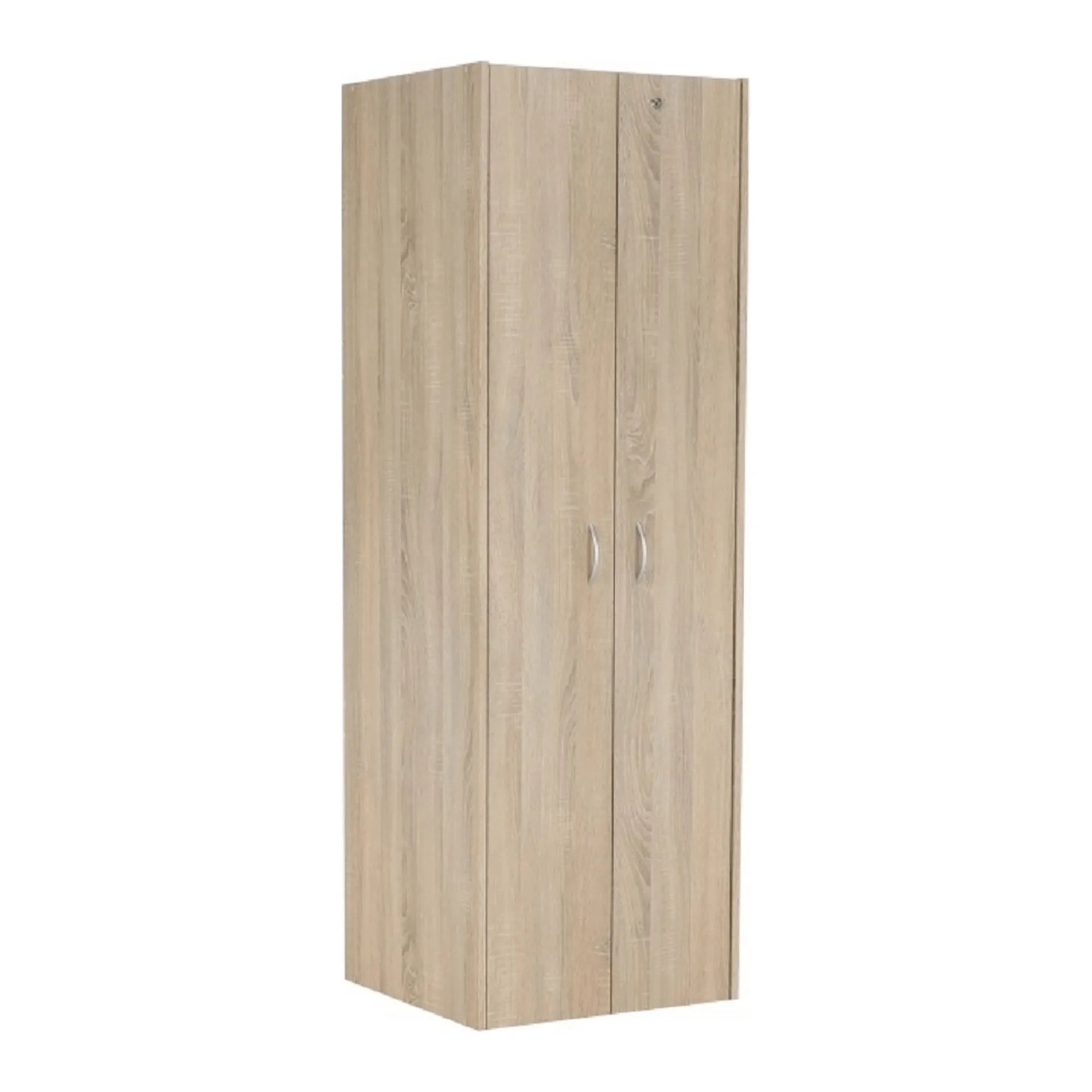 Dulap TEMPO ASISTENT NEW 005, stejar sonoma, PAL melaminat, cu 2 usi, 57x55x175 cm