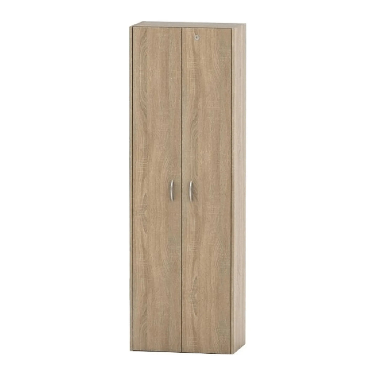 Dulap TEMPO ASISTENT NEW 006, stejar sonoma, PAL melaminat, cu 2 usi, 57x34x175 cm