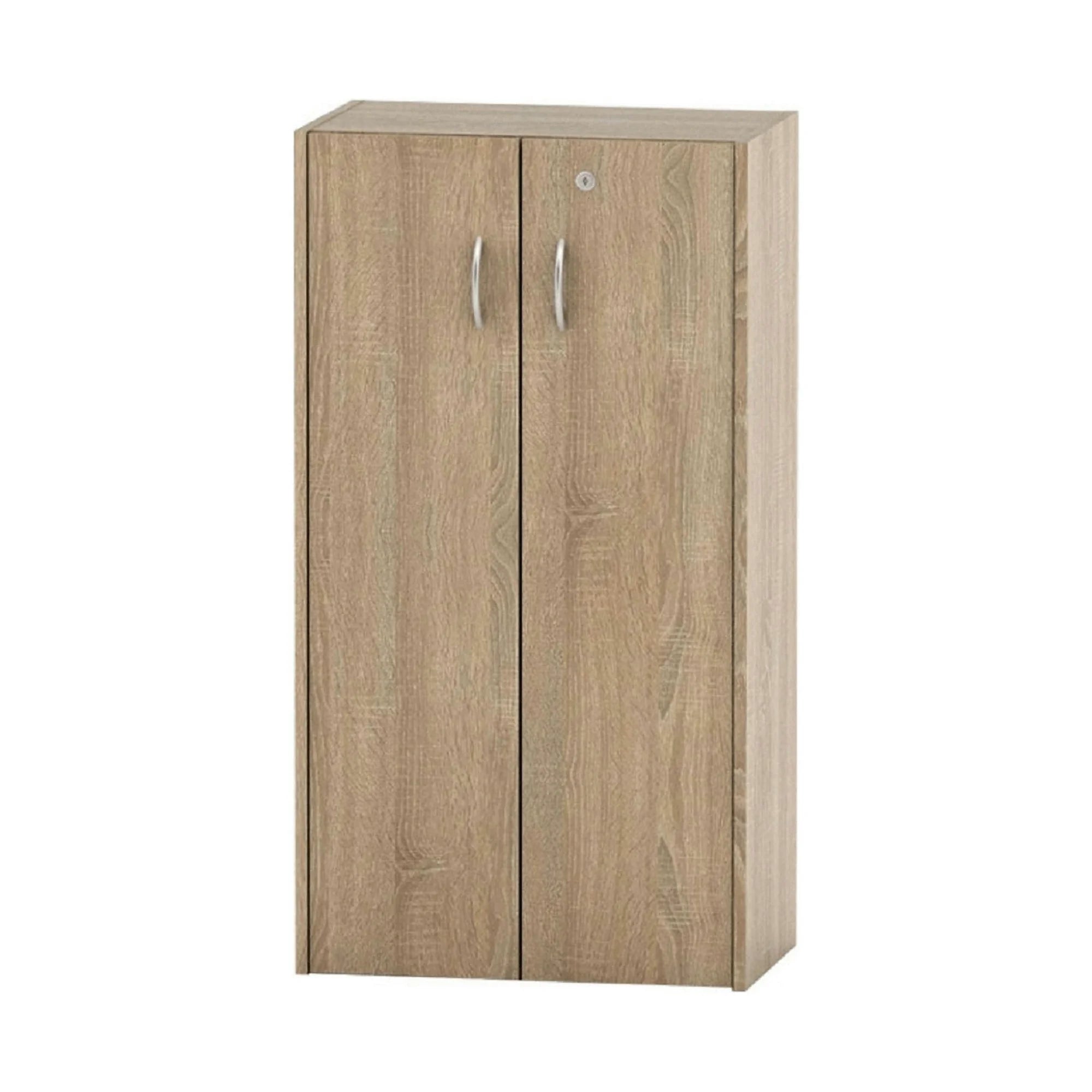 Dulap TEMPO ASISTENT NEW 034, stejar sonoma, DTD laminat, cu 2 usi, 57x34x106 cm