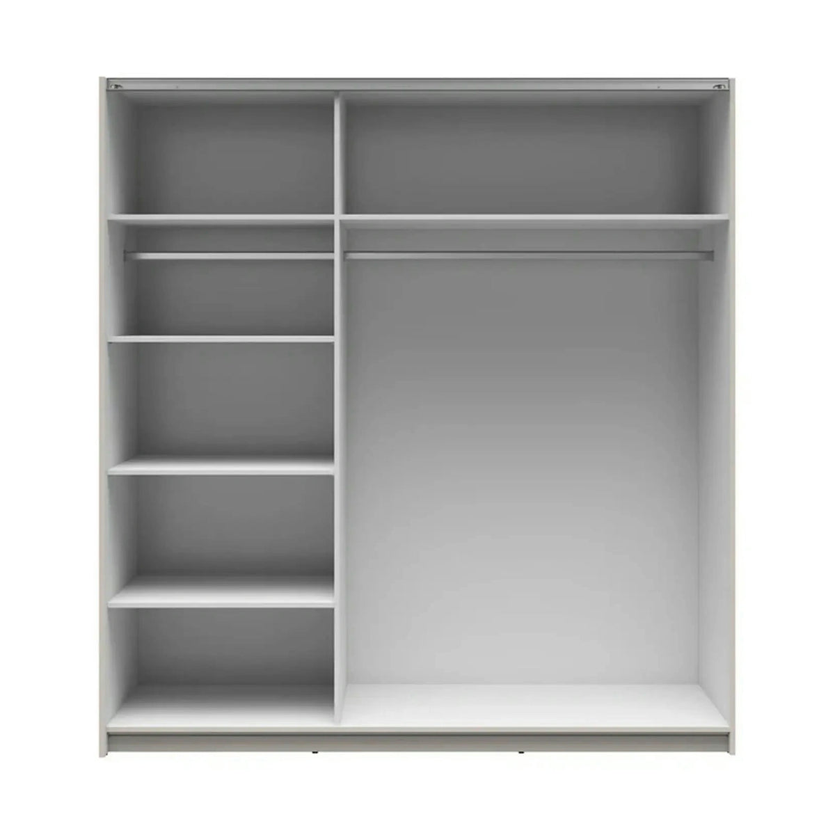 Dulap TETRIX, casmir, PAL, cu 2 usi, 183x60x196 cm