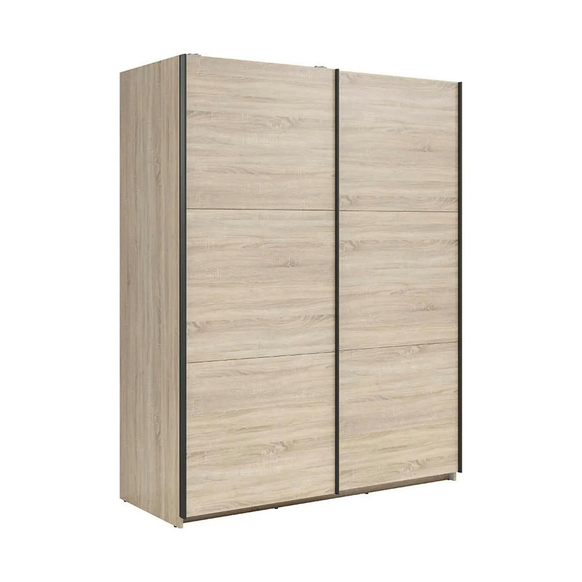 Dulap TETRIX, stejar sonoma, PAL, cu 2 usi, 154x60x196 cm