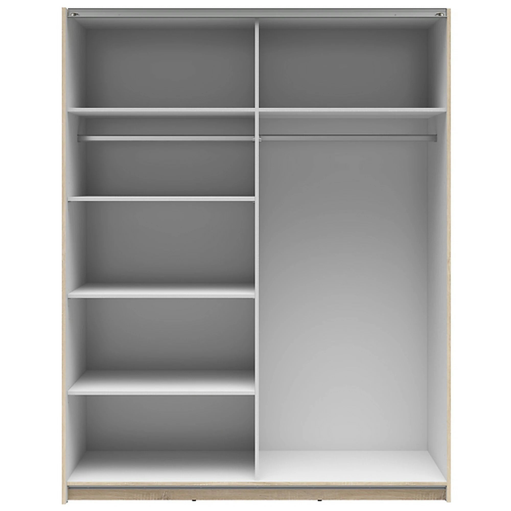 Dulap TETRIX, stejar sonoma, PAL, cu 2 usi, 154x60x196 cm