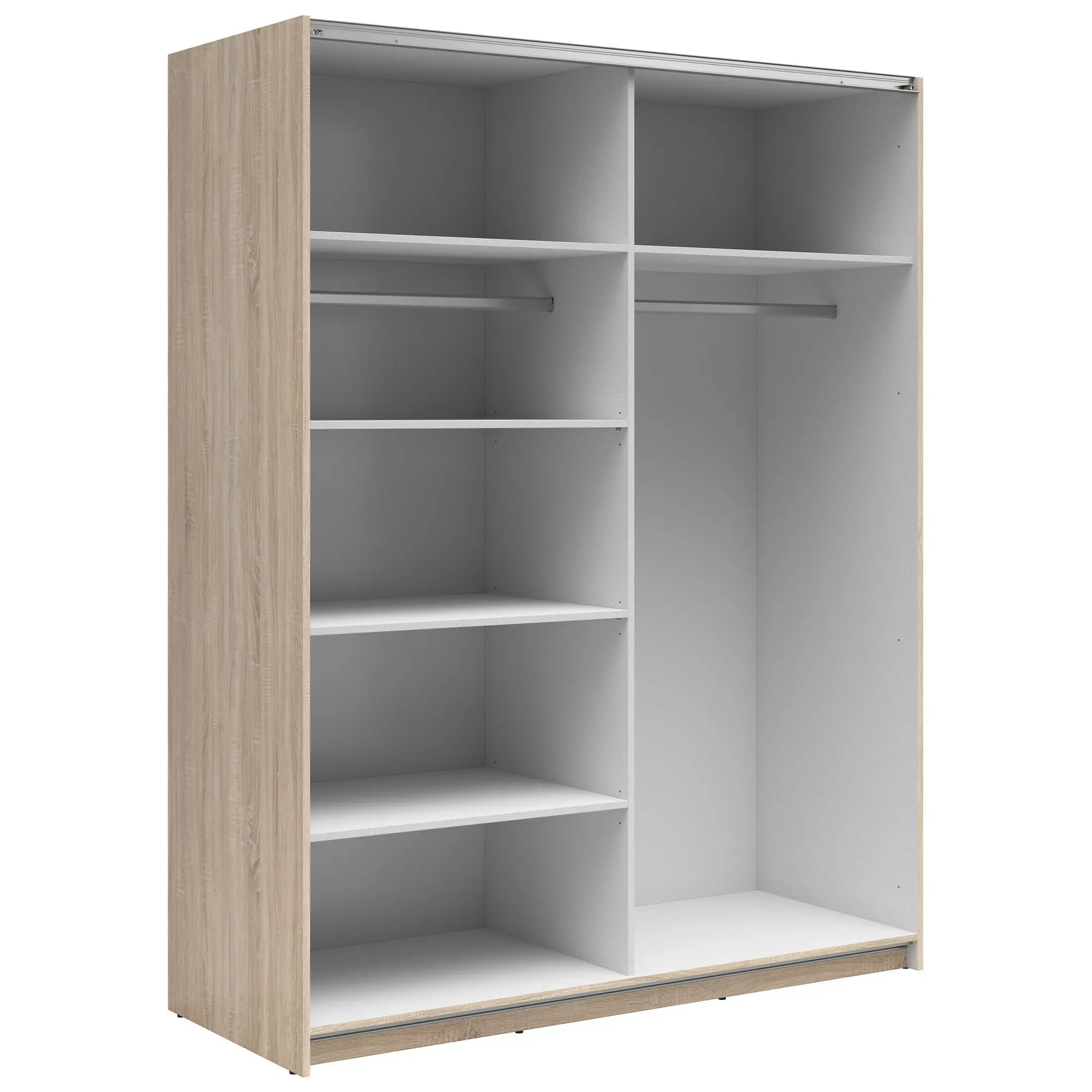 Dulap TETRIX, stejar sonoma, PAL, cu 2 usi, 154x60x196 cm