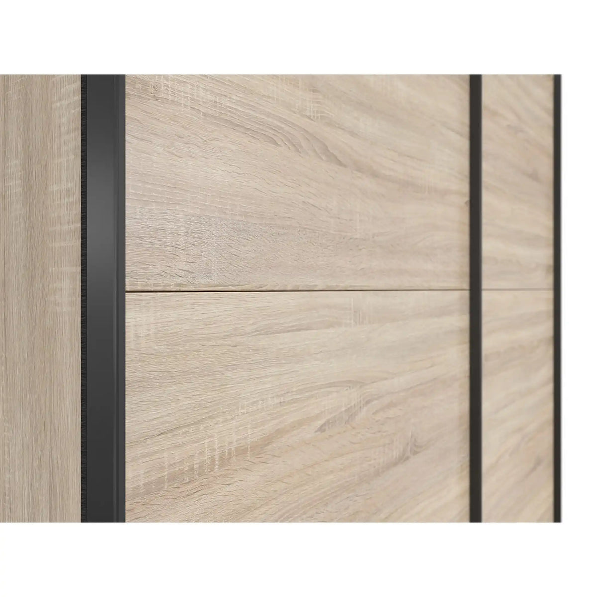 Dulap TETRIX, stejar sonoma, PAL, cu 2 usi, 154x60x196 cm