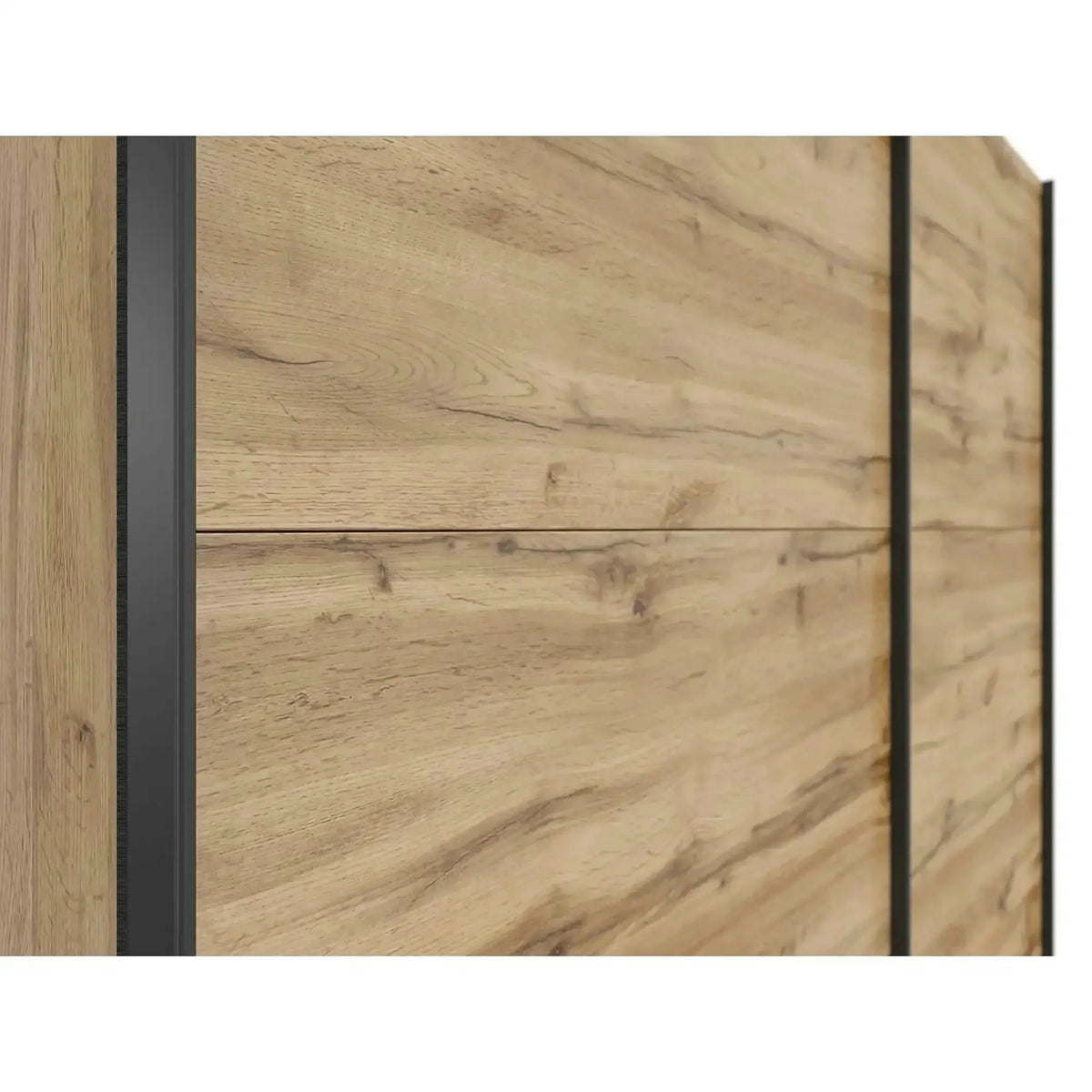 Dulap TETRIX, stejar wotan, PAL, cu 2 usi, 183x60x196 cm