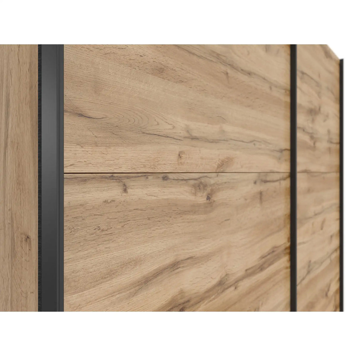 Dulap TETRIX, stejar wotan, PAL, cu 2 usi, 183x60x196 cm