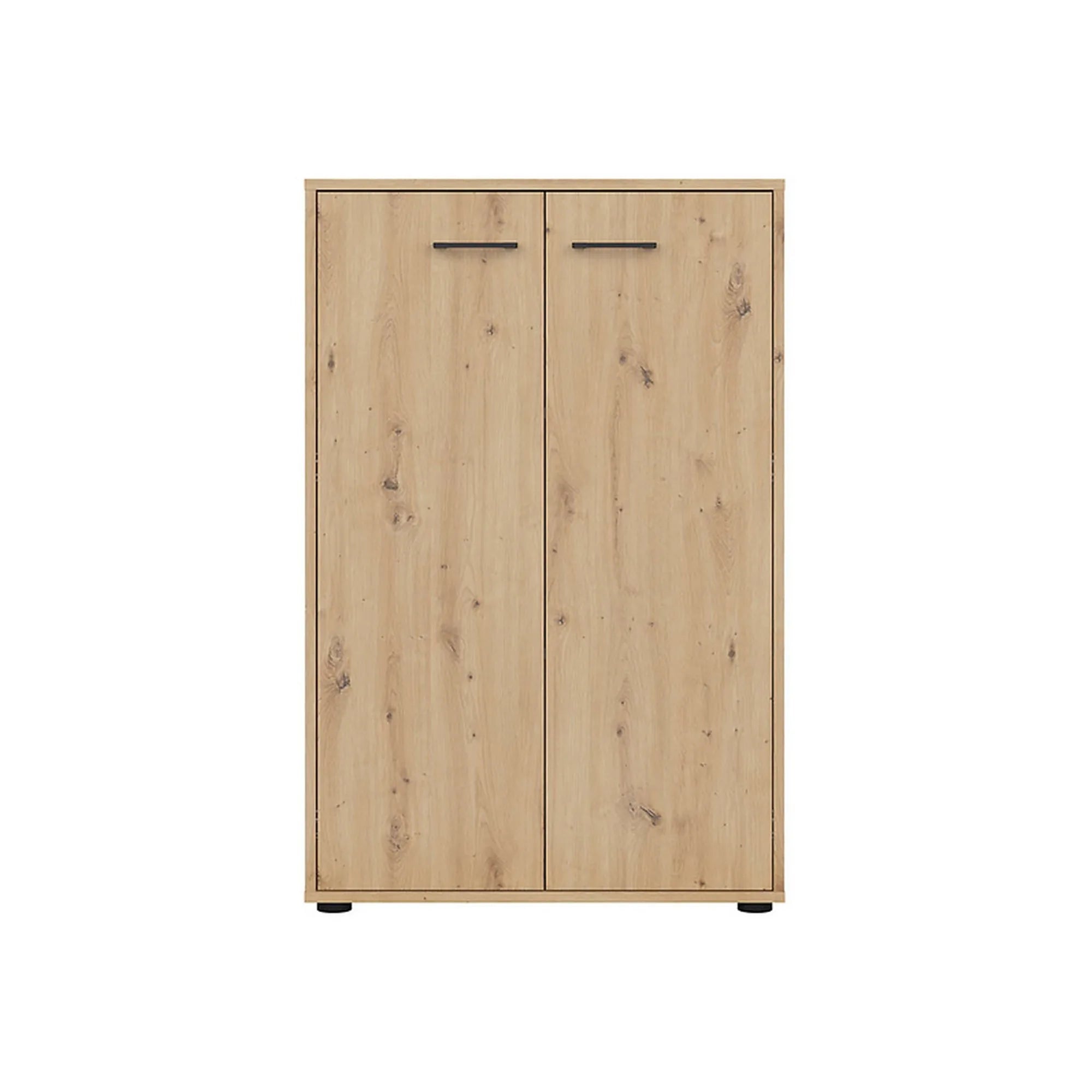 Comoda SPACE OFFICE, stejar artisan, PAL laminat, 80x37x122 cm