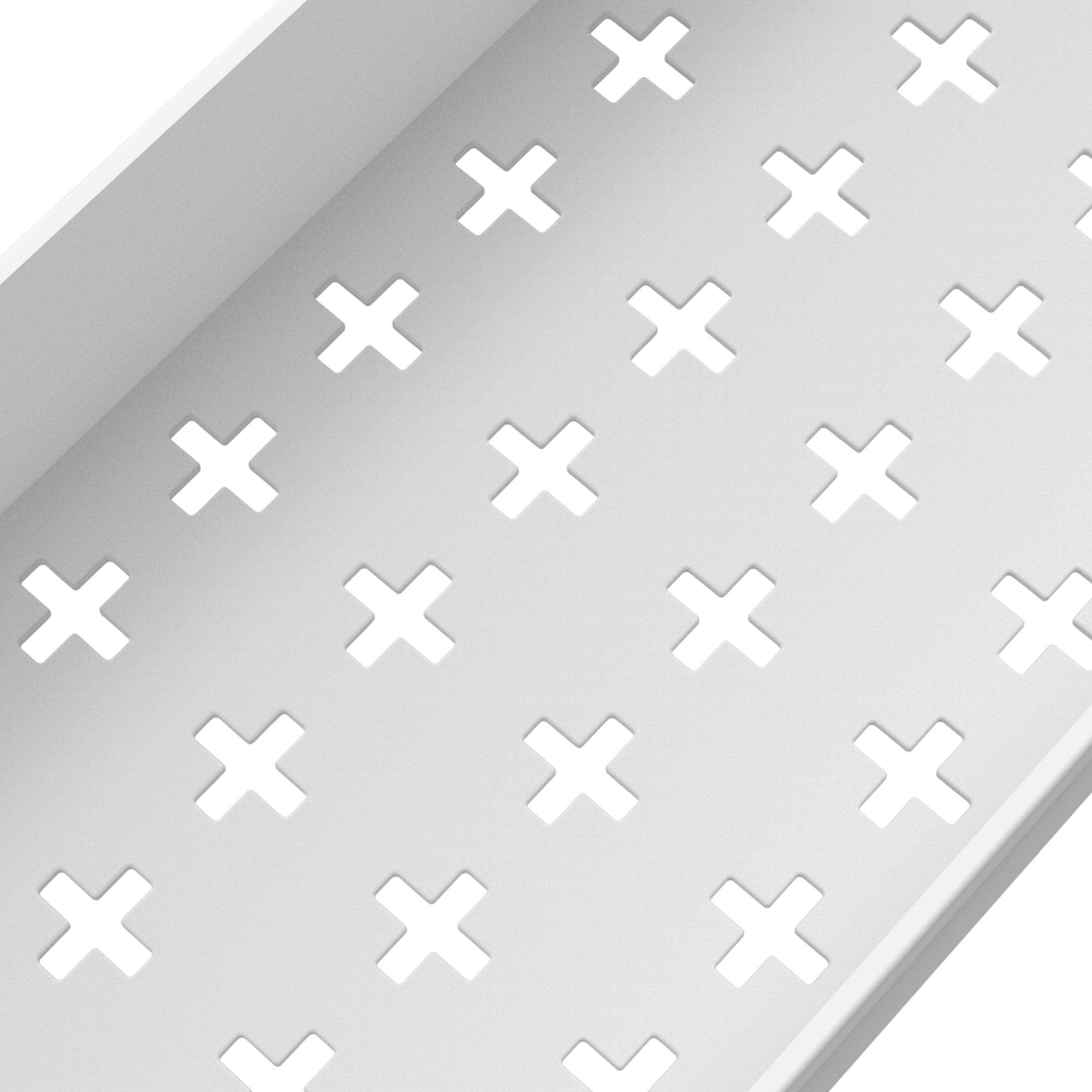 Etajera ALIOL TIP 1, alb, metal/plastic, 40x22x60 cm