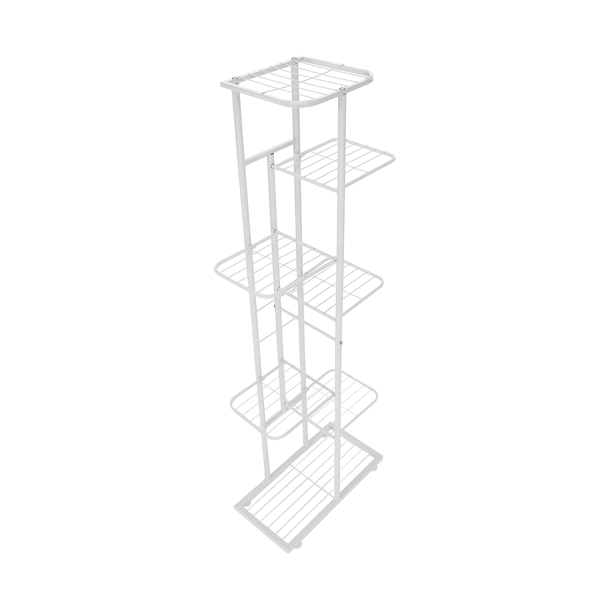 Etajera BAMIR TIP 2, alb, metal, 43x22x126 cm