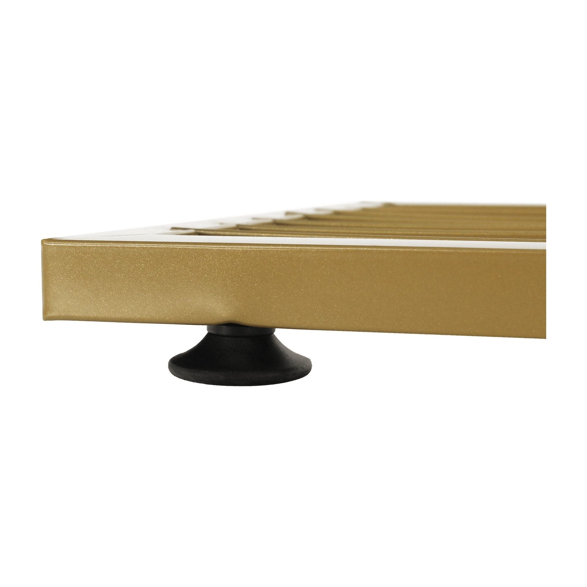 Etajera BAMIR TIP 3, auriu, metal, 44x22x108 cm