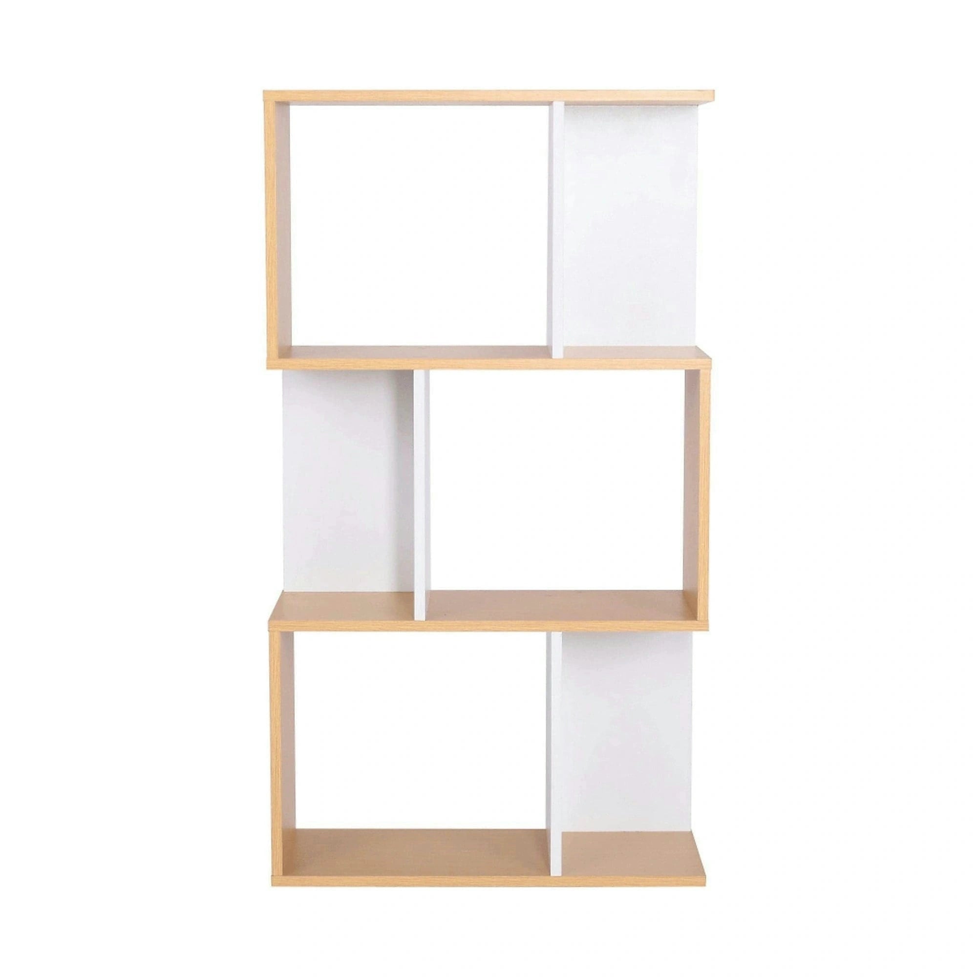 Etajera ERDEM NEW TYP 1, stejar natural/alb, DTD, 60x24x108 cm