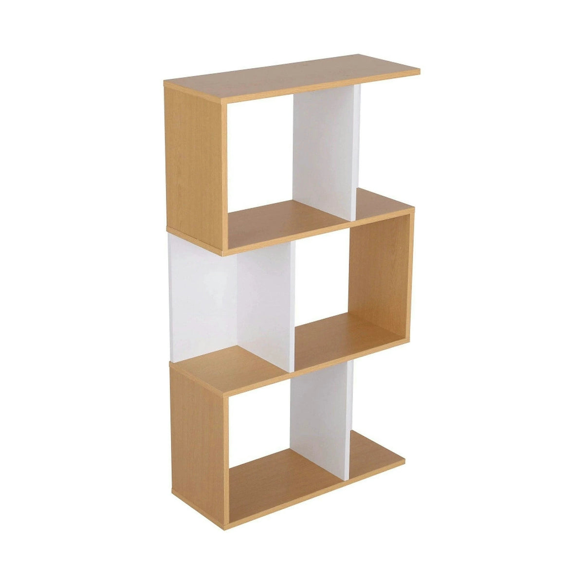 Etajera ERDEM NEW TYP 1, stejar natural/alb, DTD, 60x24x108 cm