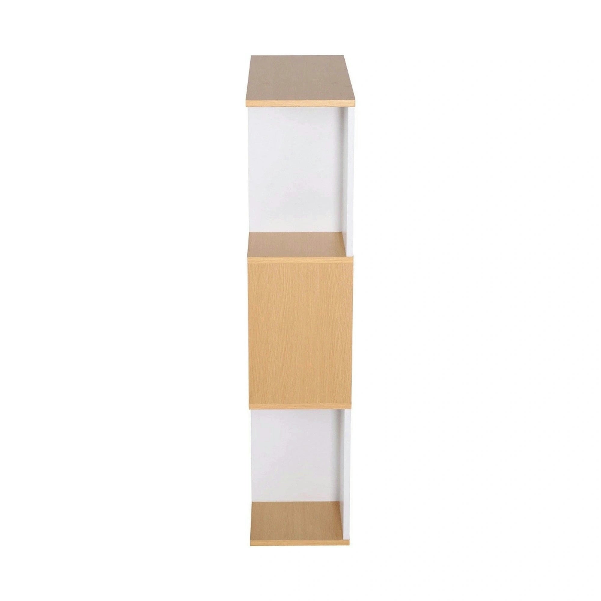 Etajera ERDEM NEW TYP 1, stejar natural/alb, DTD, 60x24x108 cm