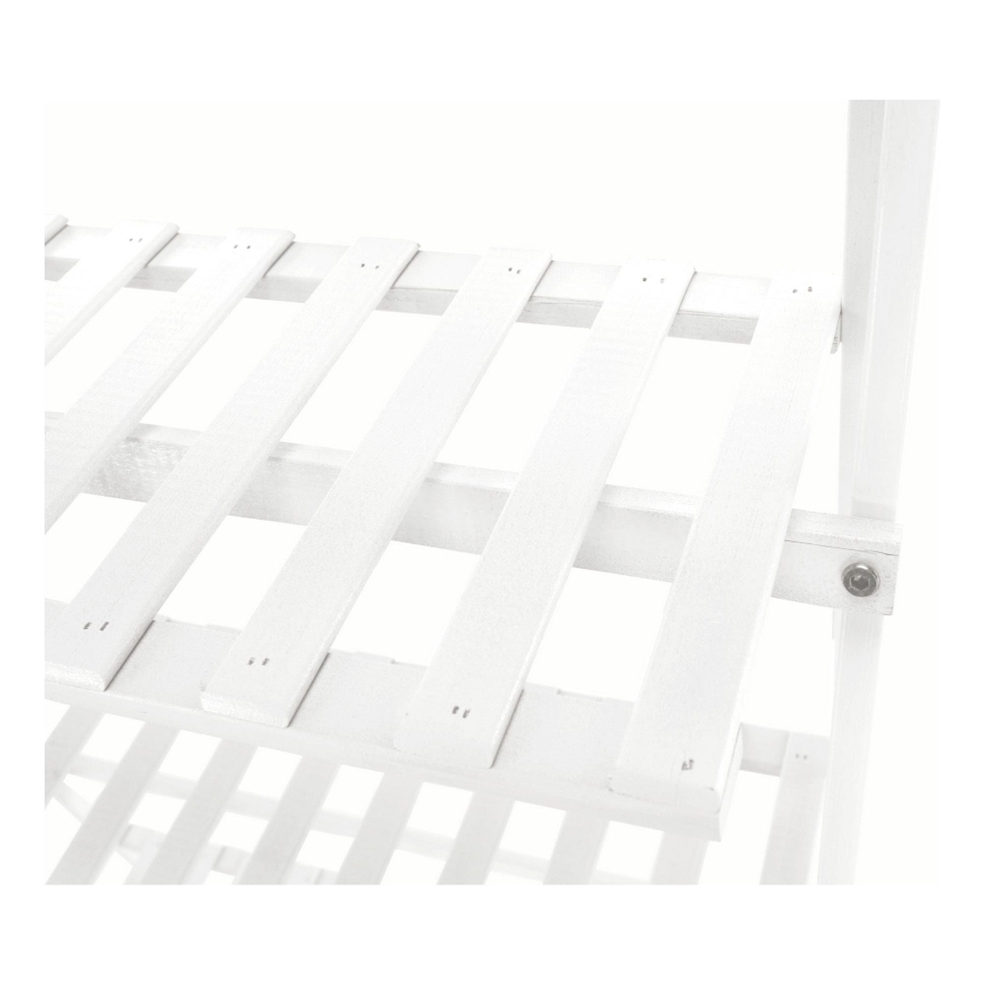 Etajera NEPEL TYP 1, alb, bambus, 70x40x96 cm