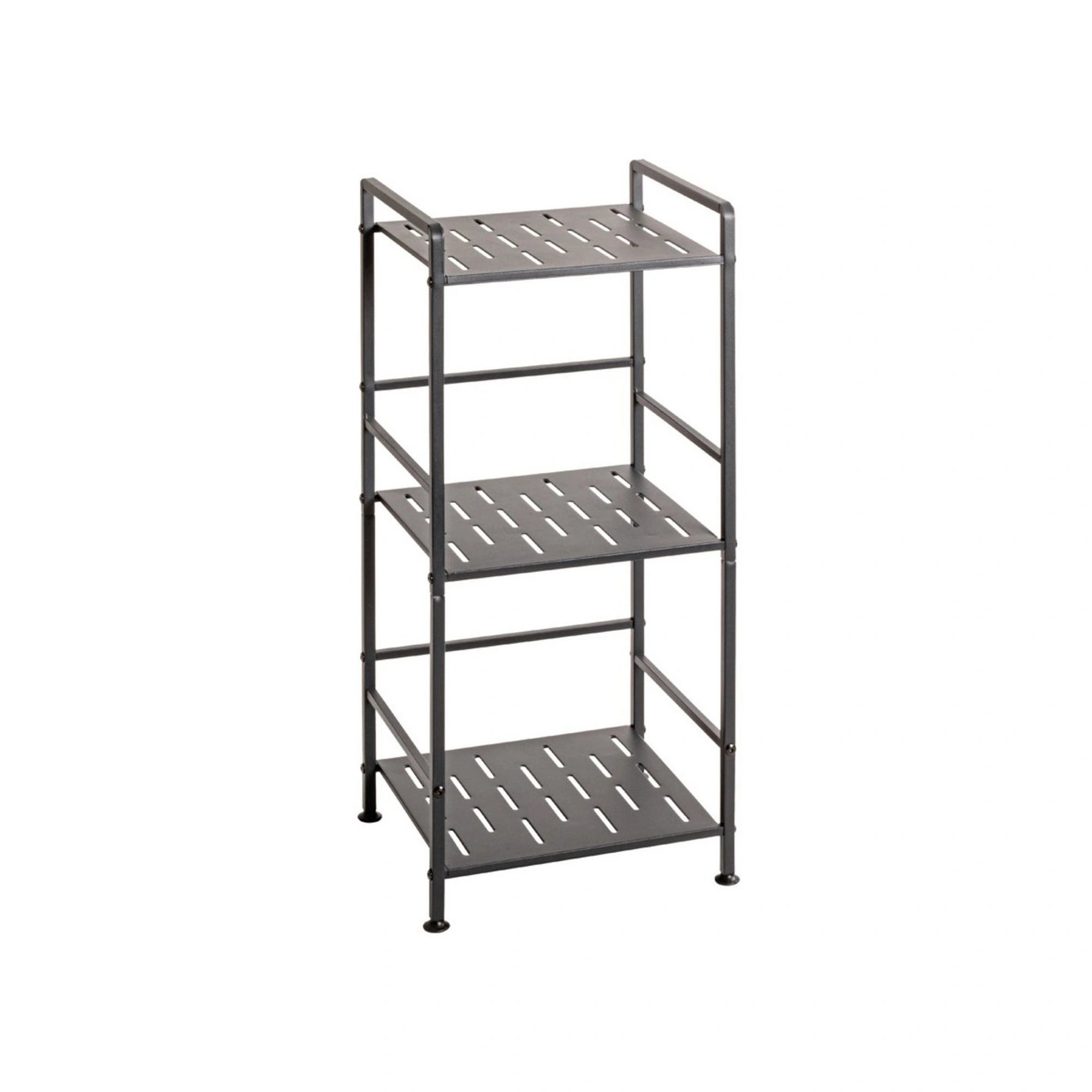 Etajera UMBRO, gri antracit, metal, 33x28x74 cm