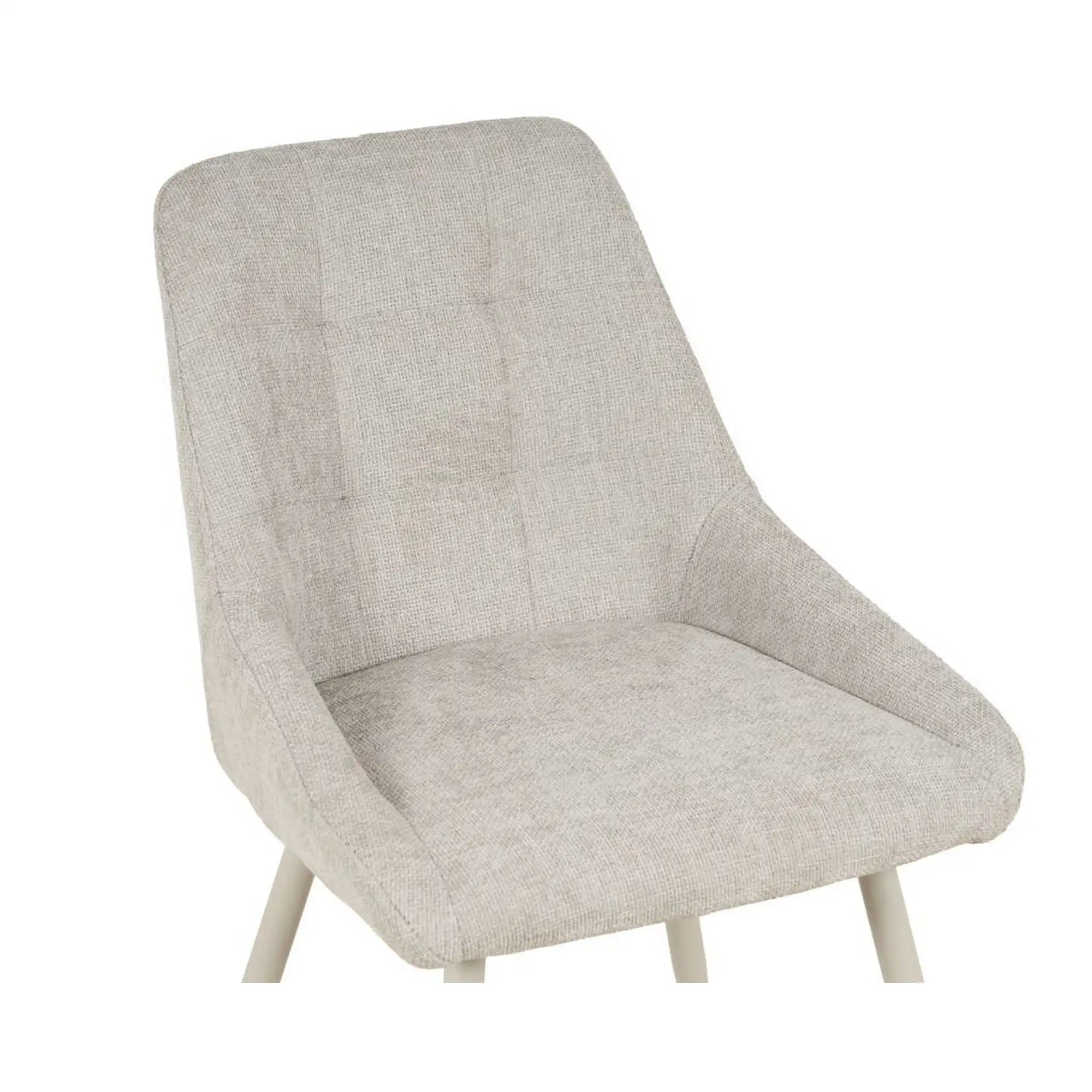 Scaun KENT, grej/gri deschis, stofa clasica/metal, 50x60x84 cm