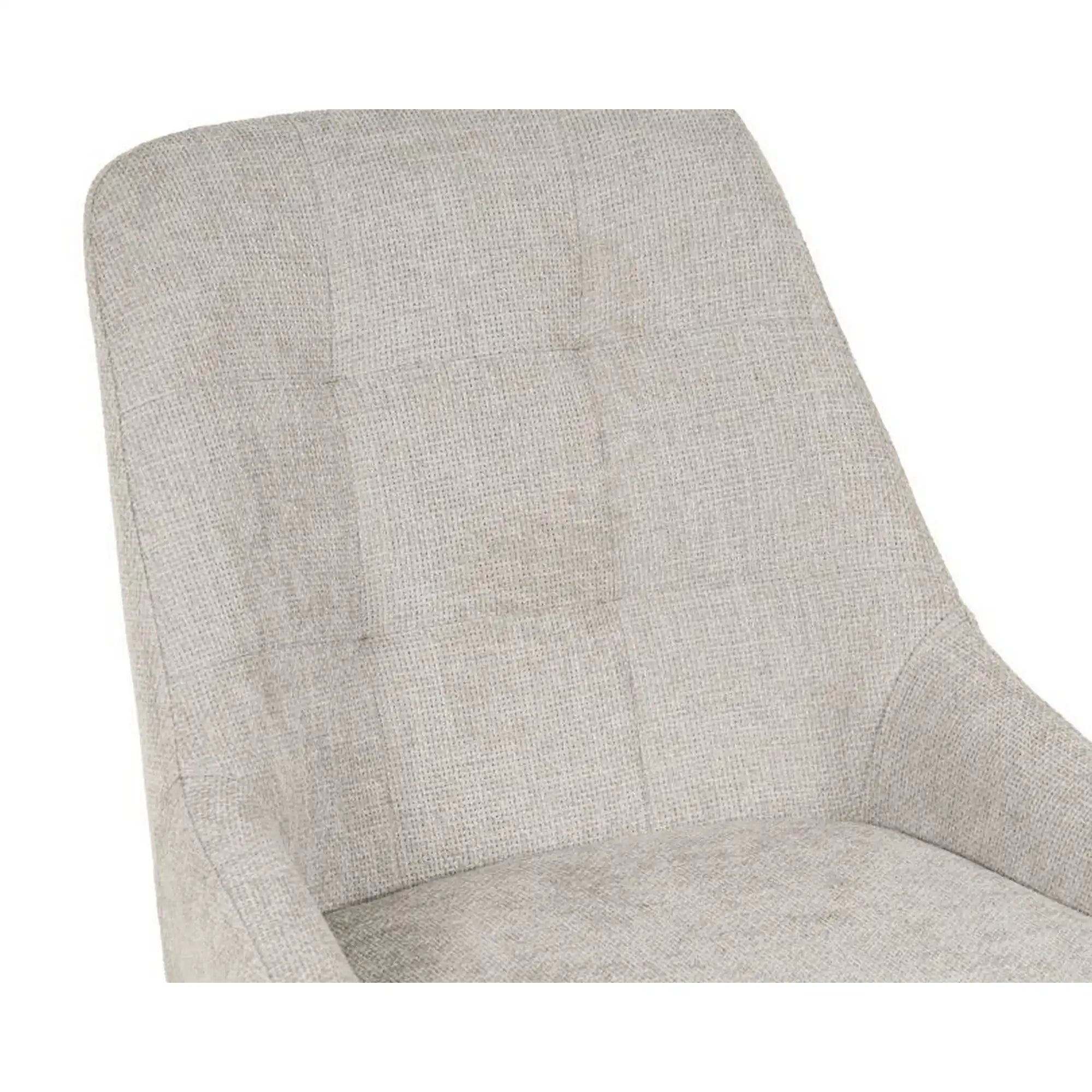 Scaun KENT, grej/gri deschis, stofa clasica/metal, 50x60x84 cm