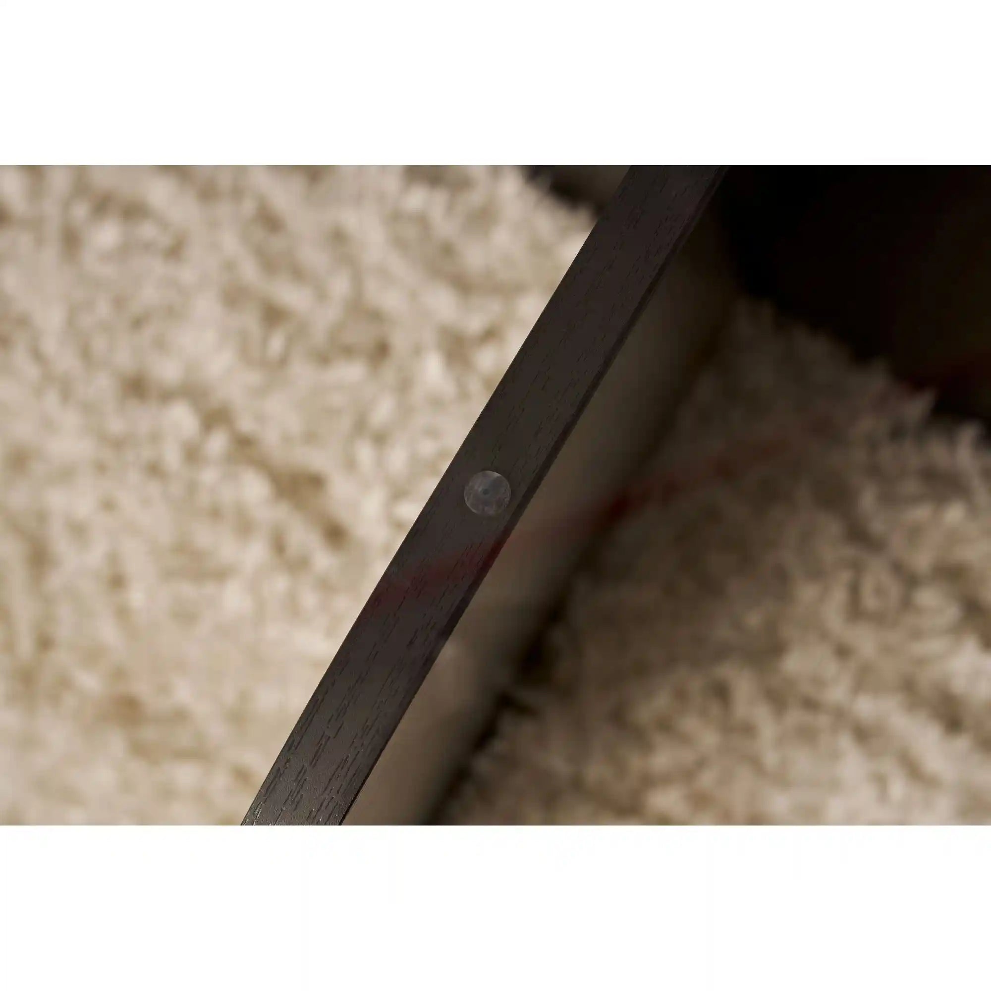 Masuta cafea AERIS, negru/fumuriu, PAL/sticla, 75x75x35 cm