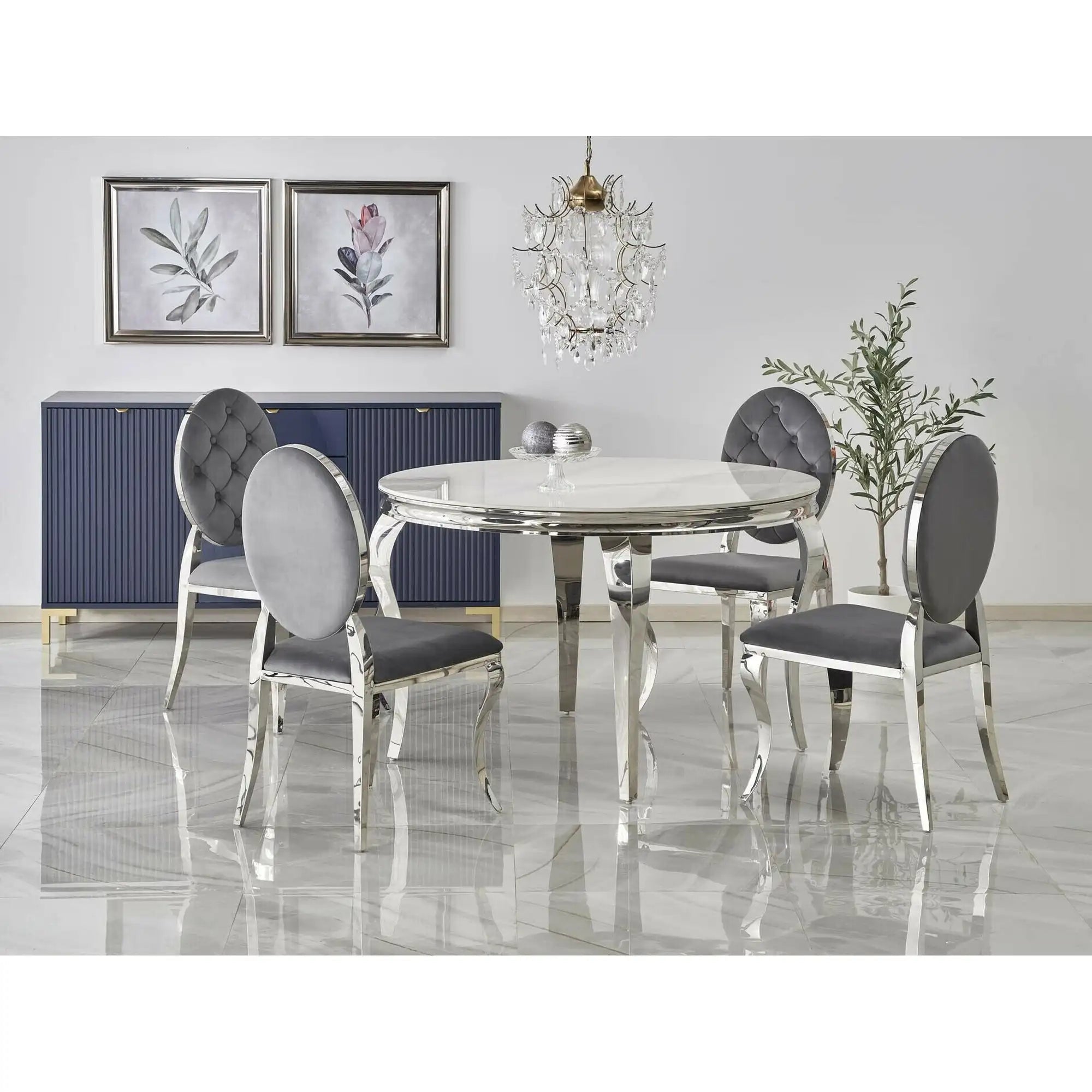 Set masa REGINALD cu 4 scaune K555