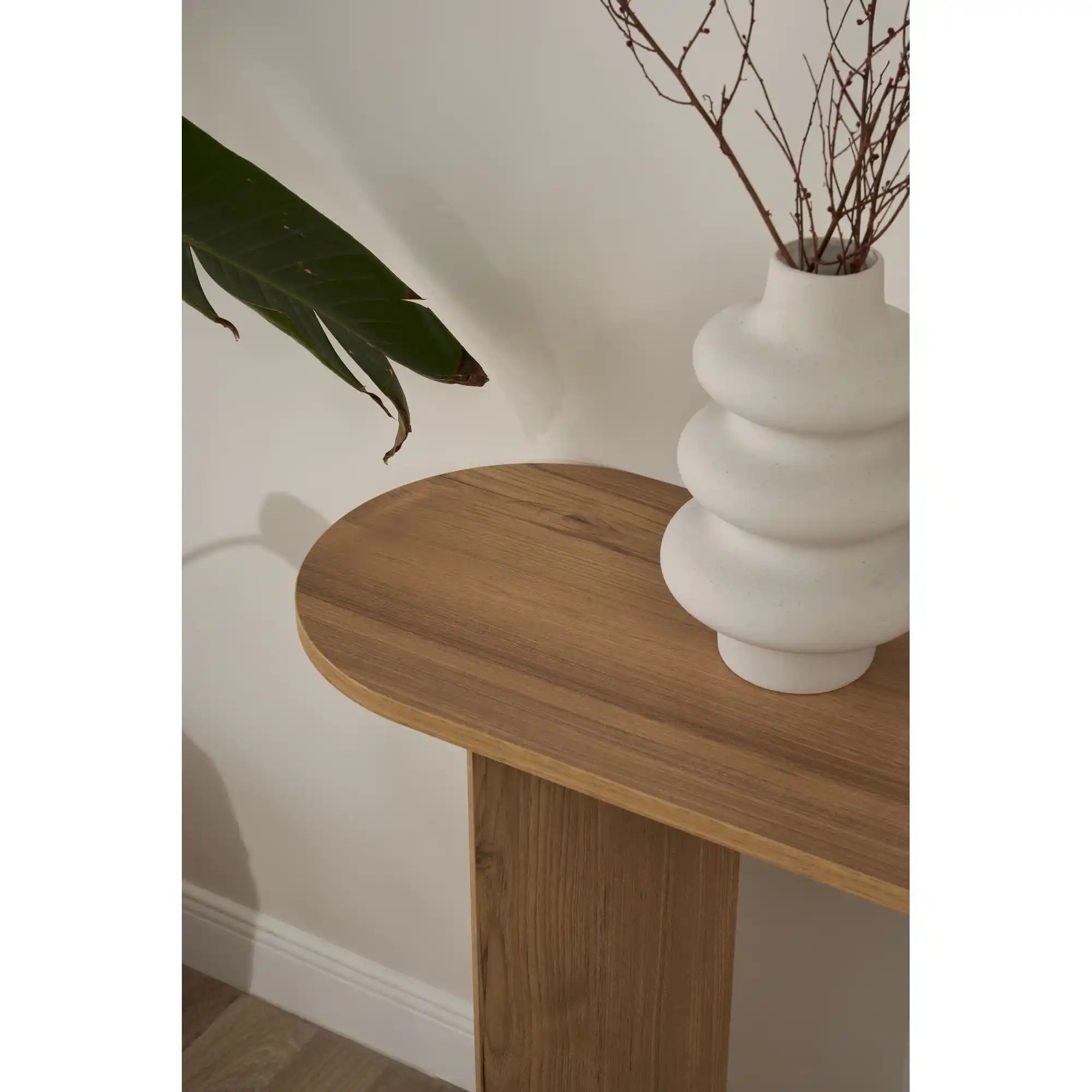 Consola SIRA, stejar, PAL, 150x35x75 cm