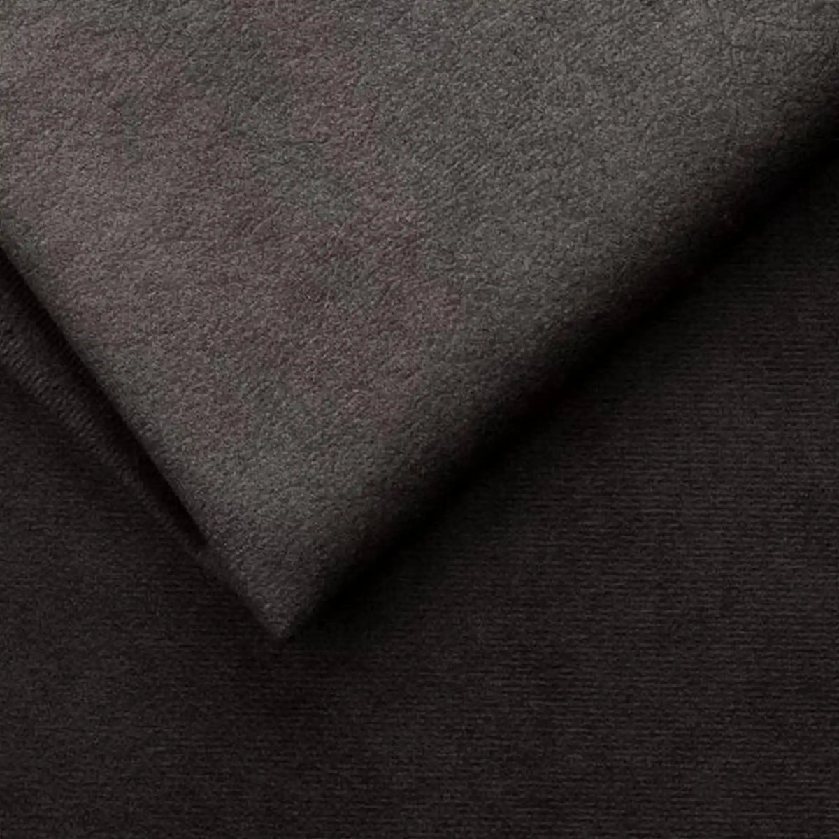 Coltar extensibil SELVA MINI, sezlong dreapta, stofa catifelata gri grafit - Salvador 16, Gama Premium, cu lada depozitare si tetiere reglabile, 270x173x95 cm