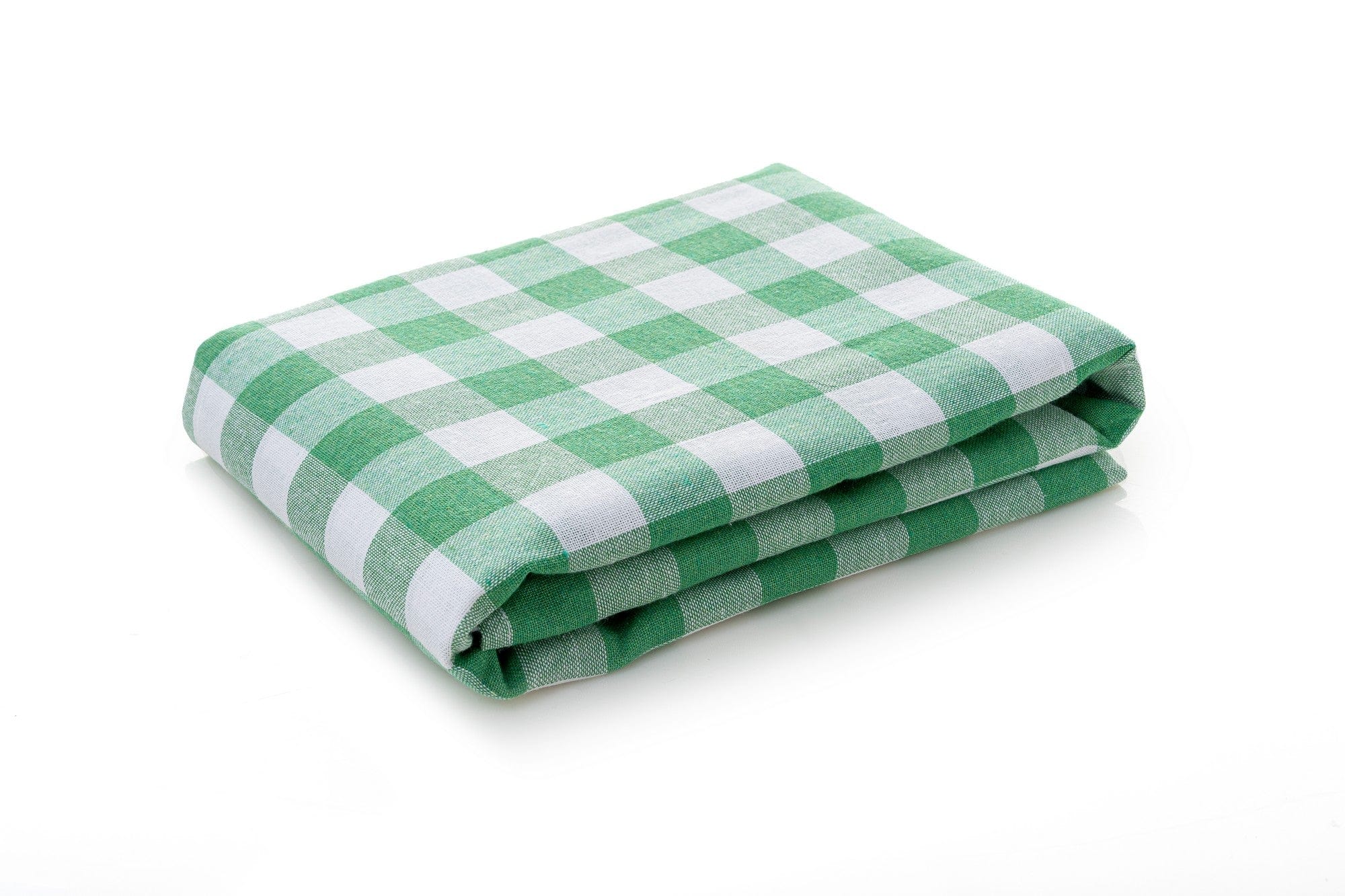 Fata de masa KARELI 260, verde/alb, bumbac, 160x260 cm