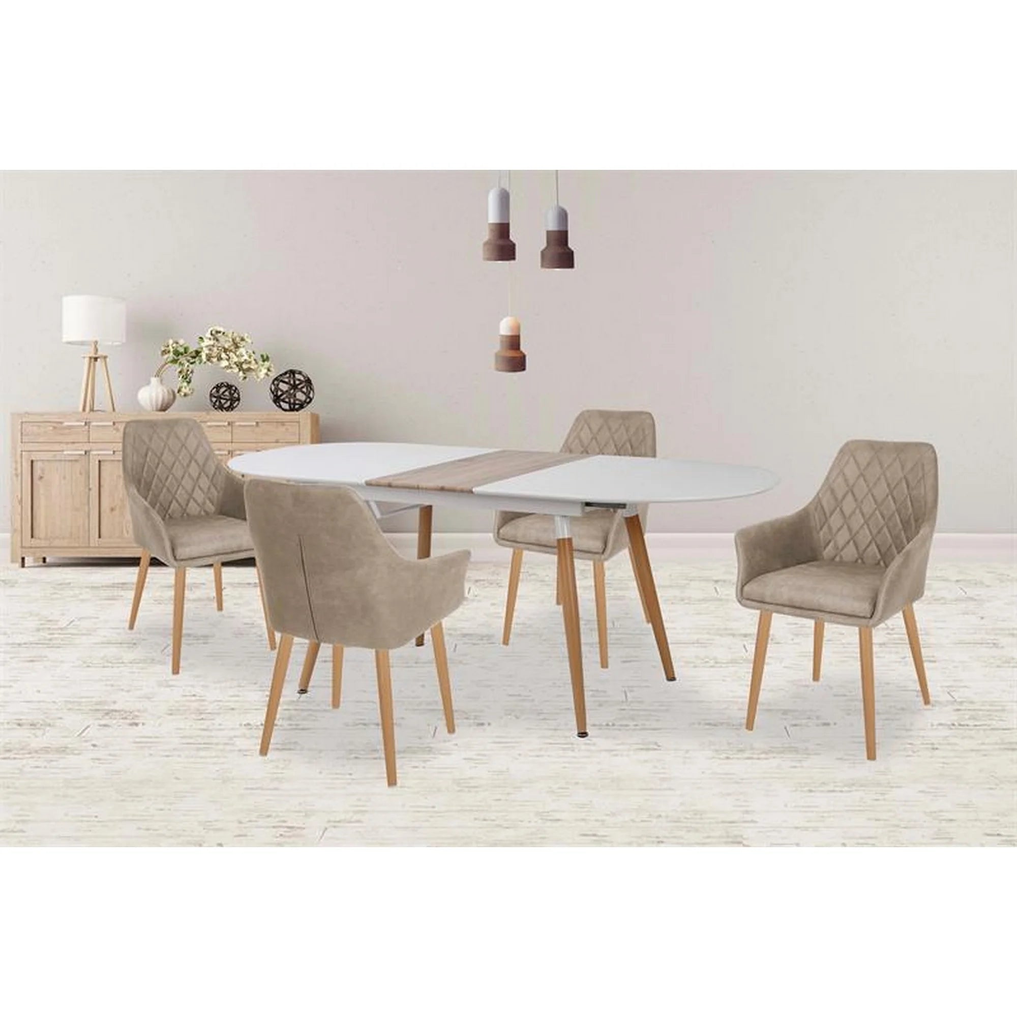 Set masa CALIBER cu 4 scaune K287