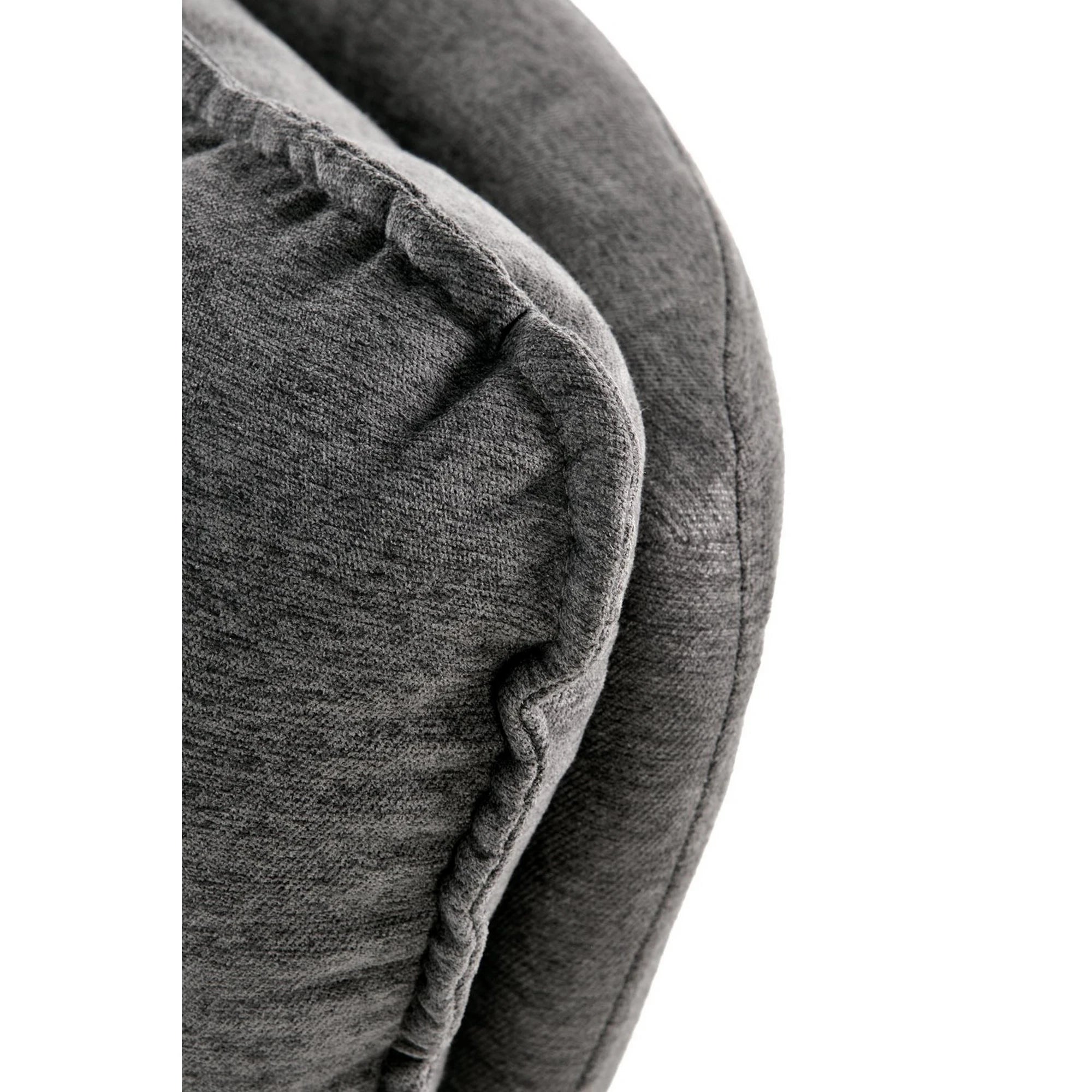 Scaun relaxare living VOLKER, gri, stofa clasica/metal, 75x88x85 cm