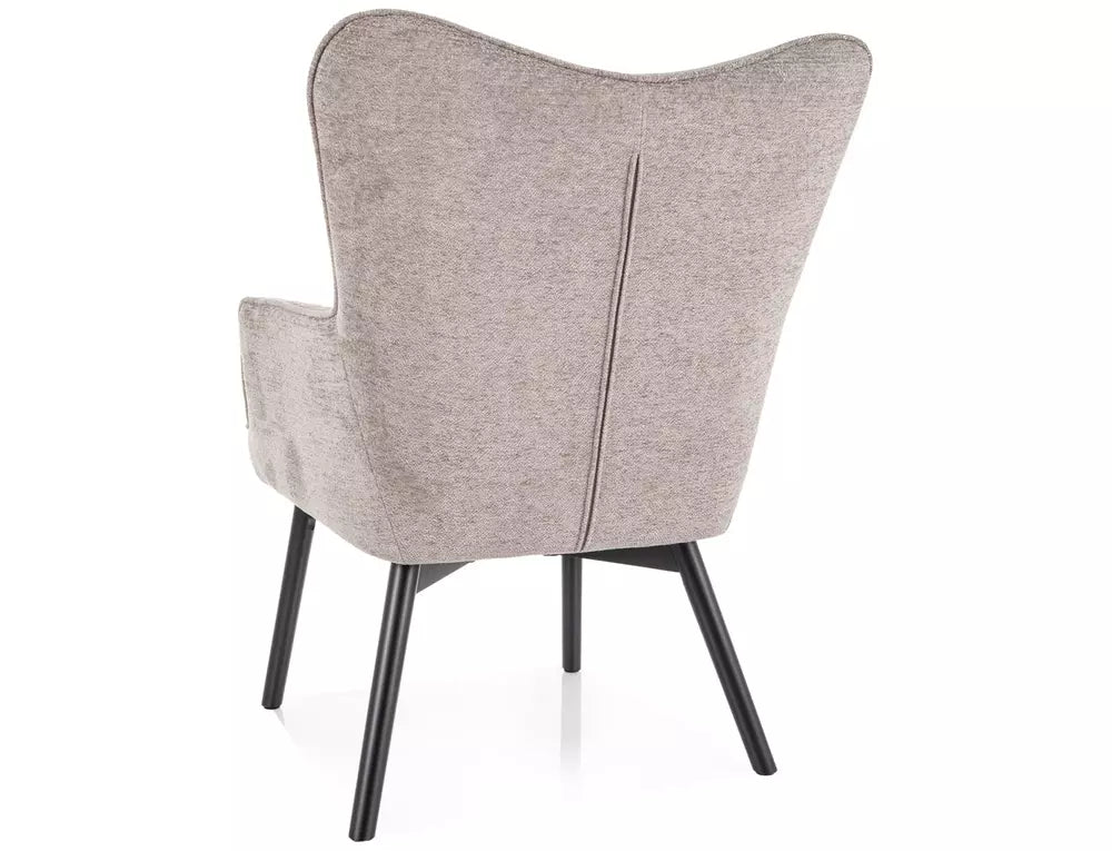 Fotoliu CARMEN, stofa clasica bej inchis - Raven 30, 72x75x99 cm