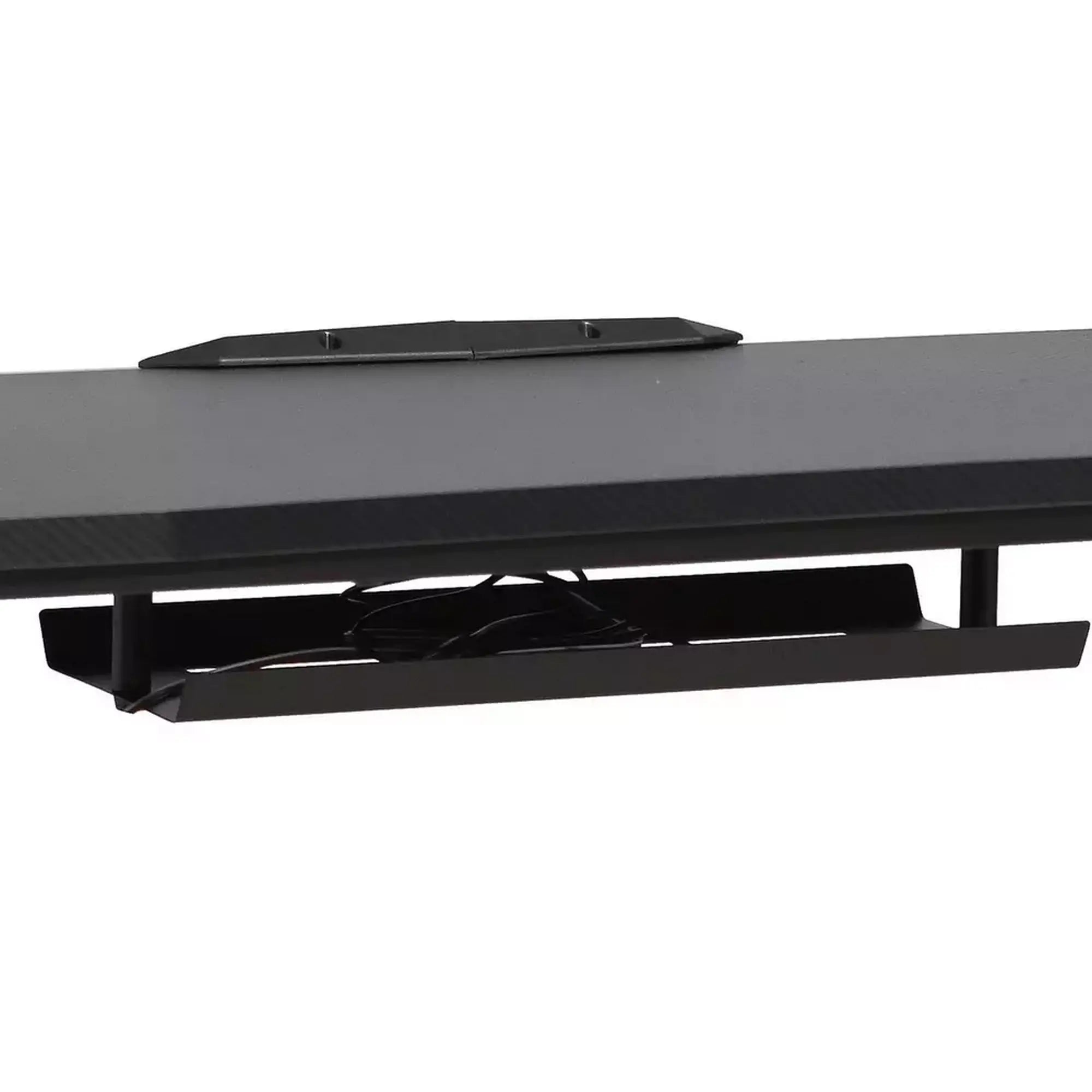 Masa birou B-216, negru, PAL/metal, 120x60x76 cm