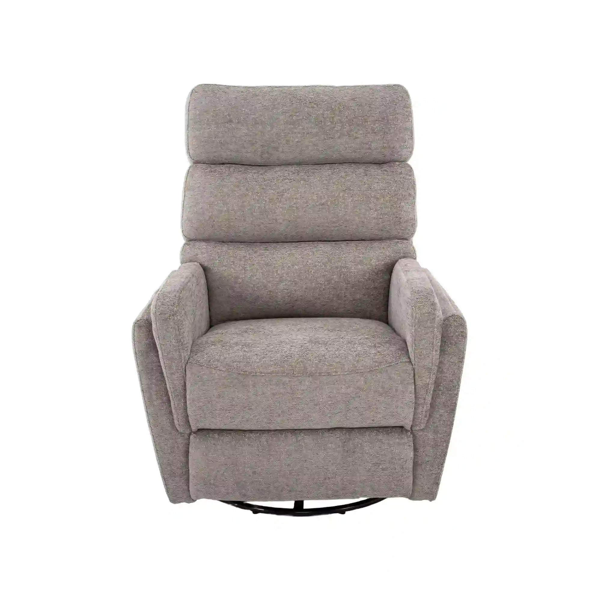 Fotoliu recliner ARGOS, stofa clasica gri - Raven 07, 78x82/162x107 cm