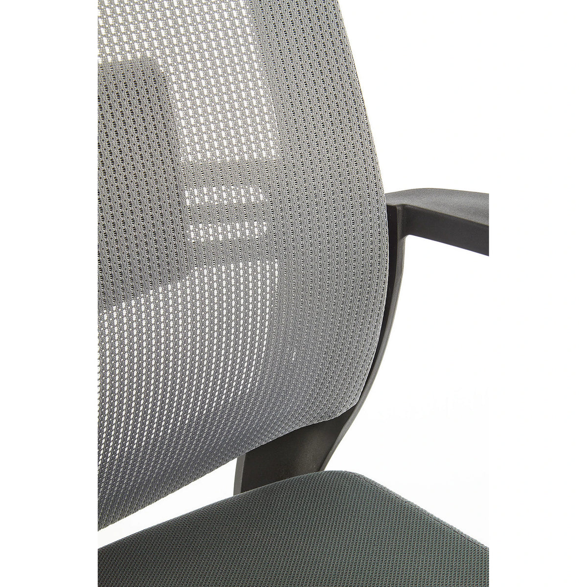 Scaun de birou ARSEN, gri/negru, stofa/plasa, 62x65x113/124 cm