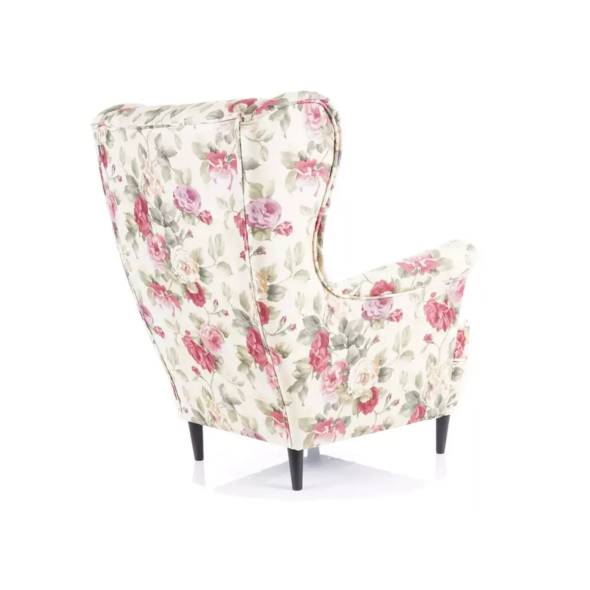 Fotoliu LORD WM 82, multicolor/wenge, stofa/lemn, 82x92x101 cm