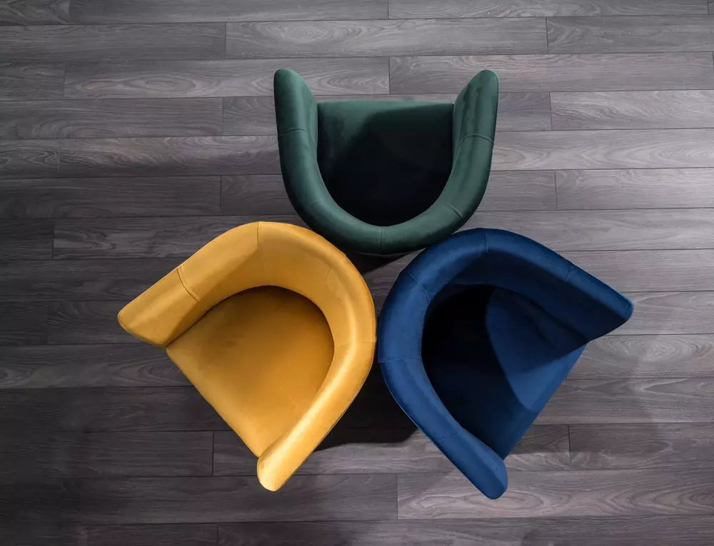 Fotoliu TM-1, stofa catifelata verde - Bluvel 78, 67x60x76 cm
