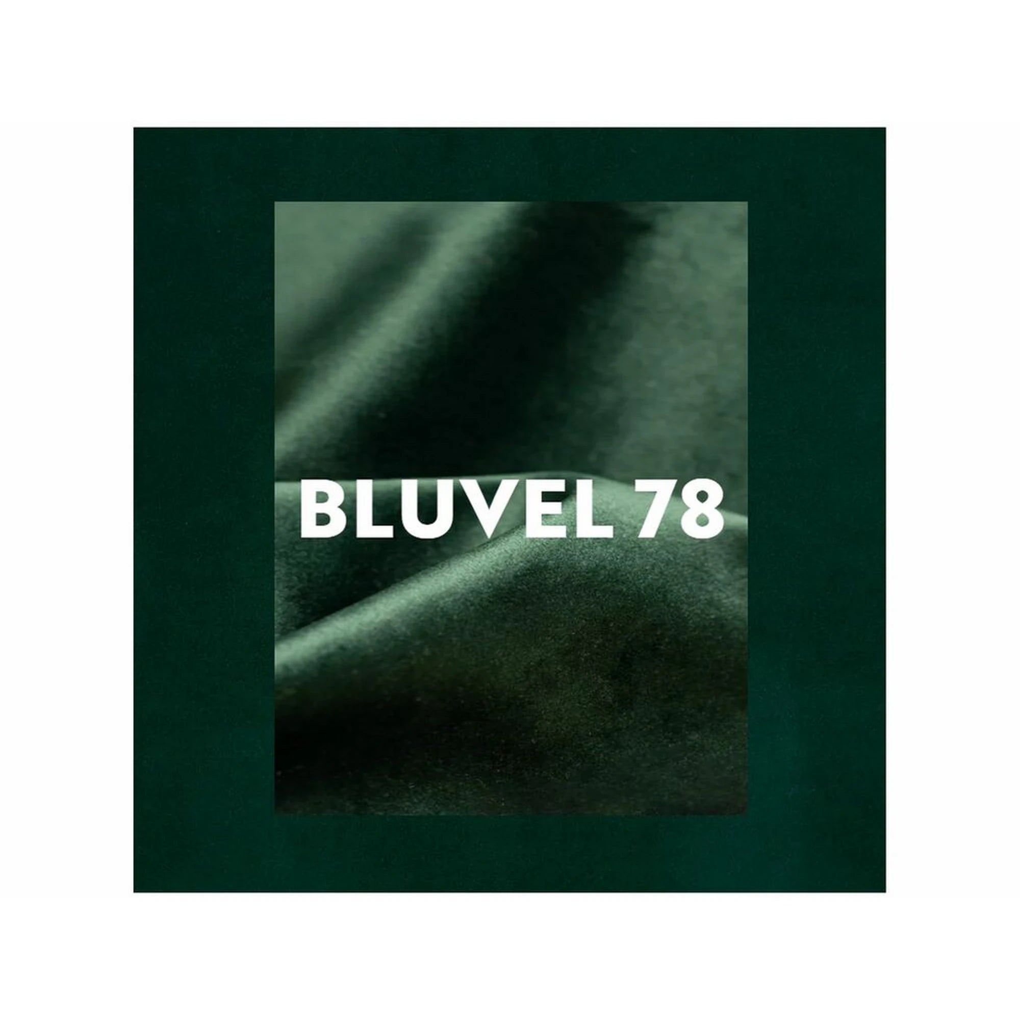 Canapea CASTELLO 2, verde - Bluvel 78, stofa catifelata/lemn, 145x85x78 cm