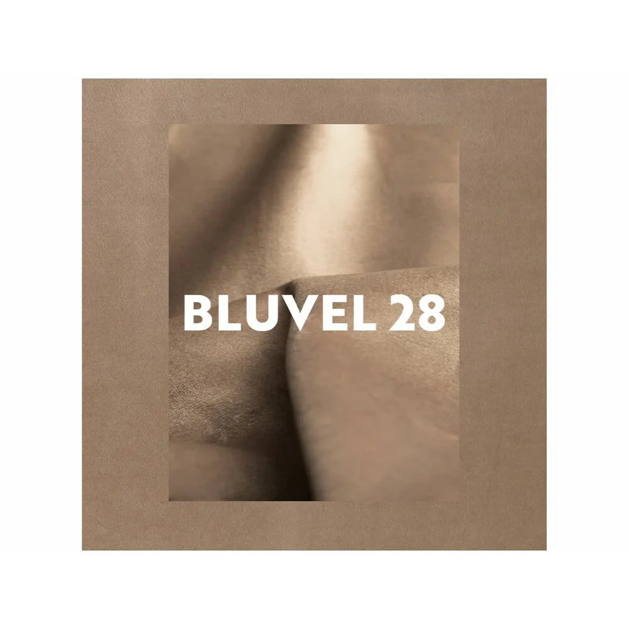 Taburet HESTIA, stofa catifelata bej - Bluvel 28, 100x50x46 cm