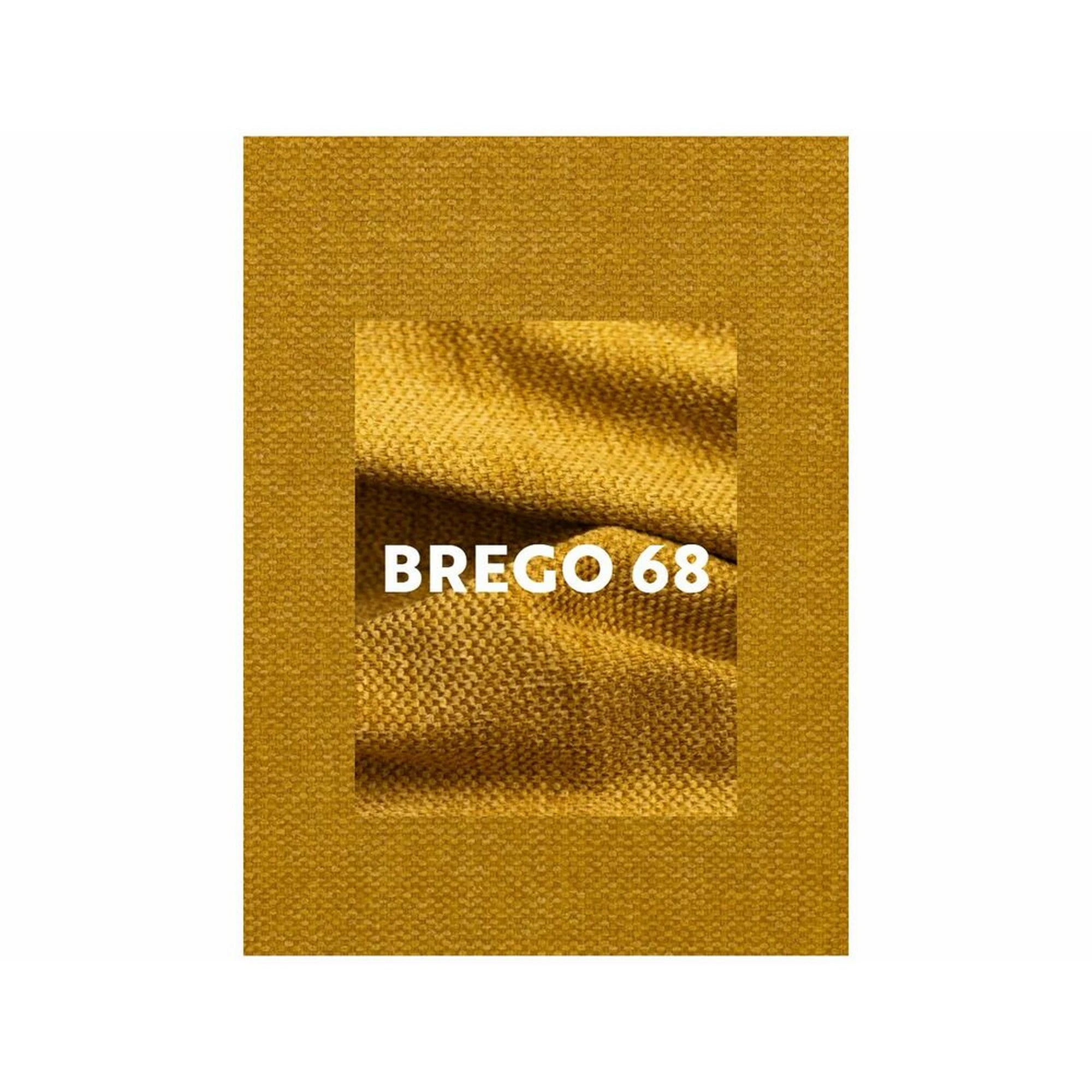 Fotoliu rotativ BRIGITTE, stofa clasica galben - Brego 68, 77x87x83 cm