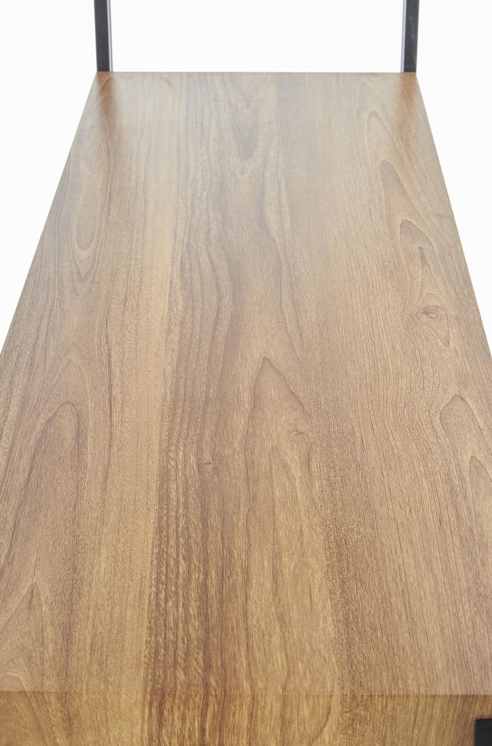 Etajera BOLIVAR REG2, stejar auriu/negru, 100x30x155 cm