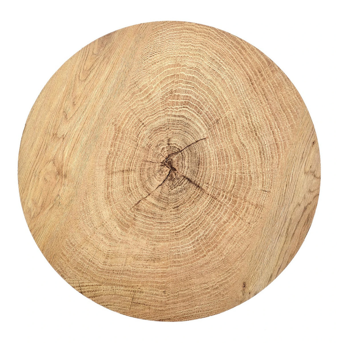 Masuta cafea BROOKLYN S, stejar natural/negru, 45x45x45 cm