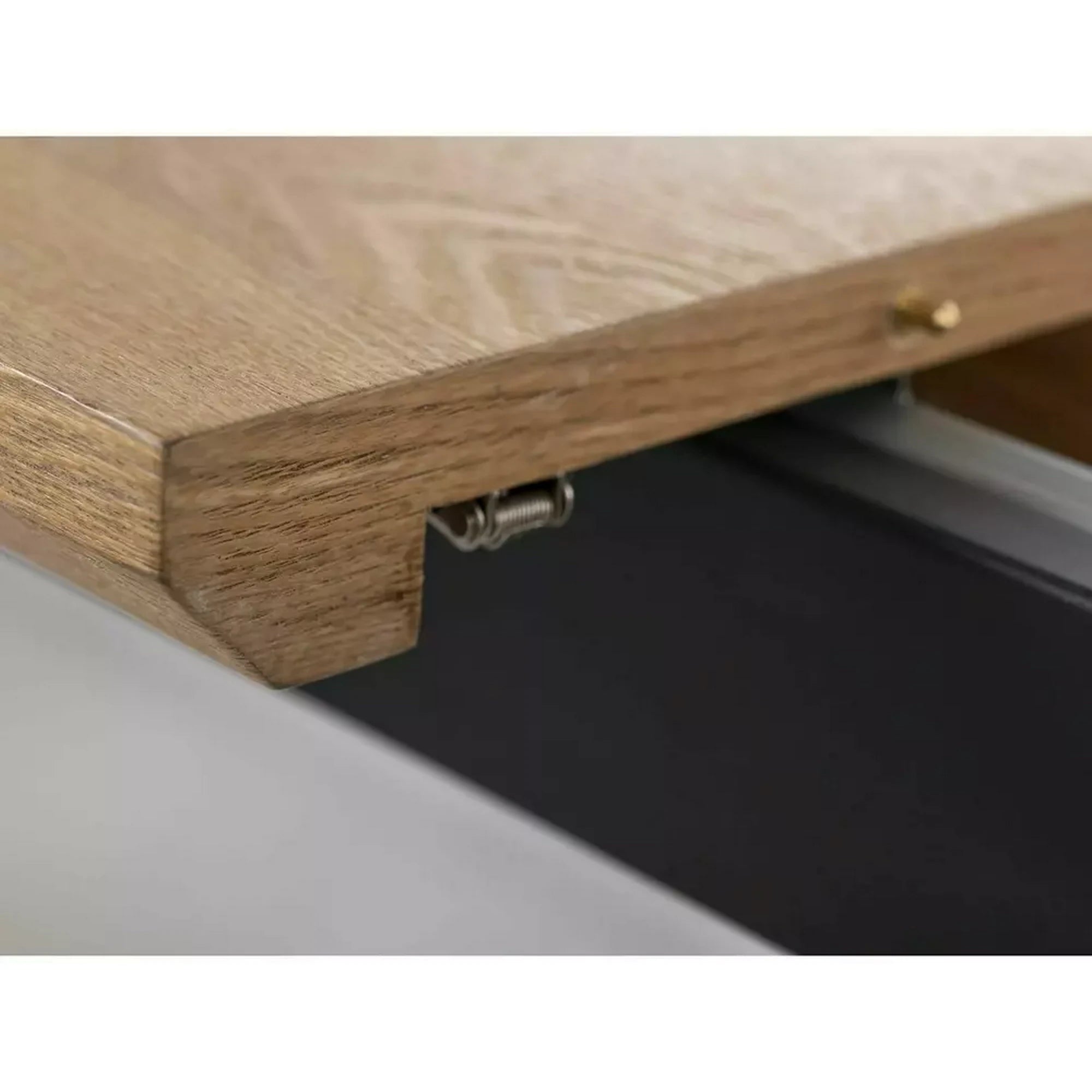 Masa extensibila LOGAN, stejar/negru, 160/200x90x76 cm