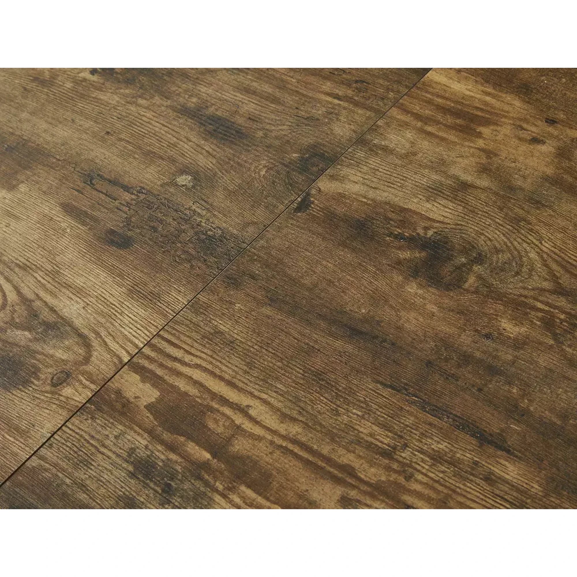 Masa extensibila GASTON, nuc/negru, 100/135x100x75 cm