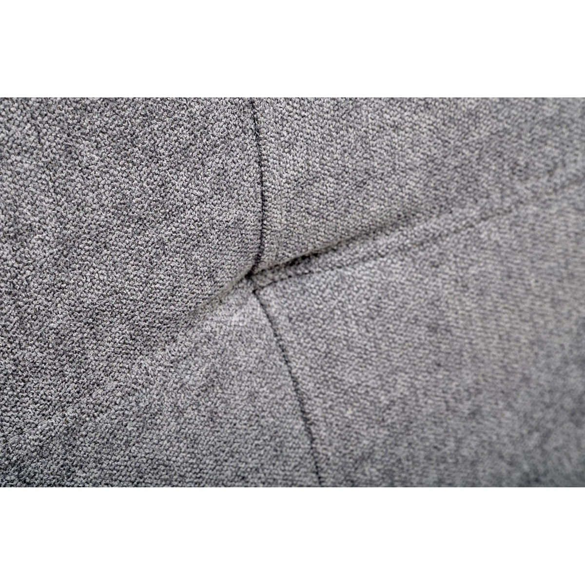 Canapea extensibila CARLITO, gri, stofa clasica/metal, 173x83/97x80 cm