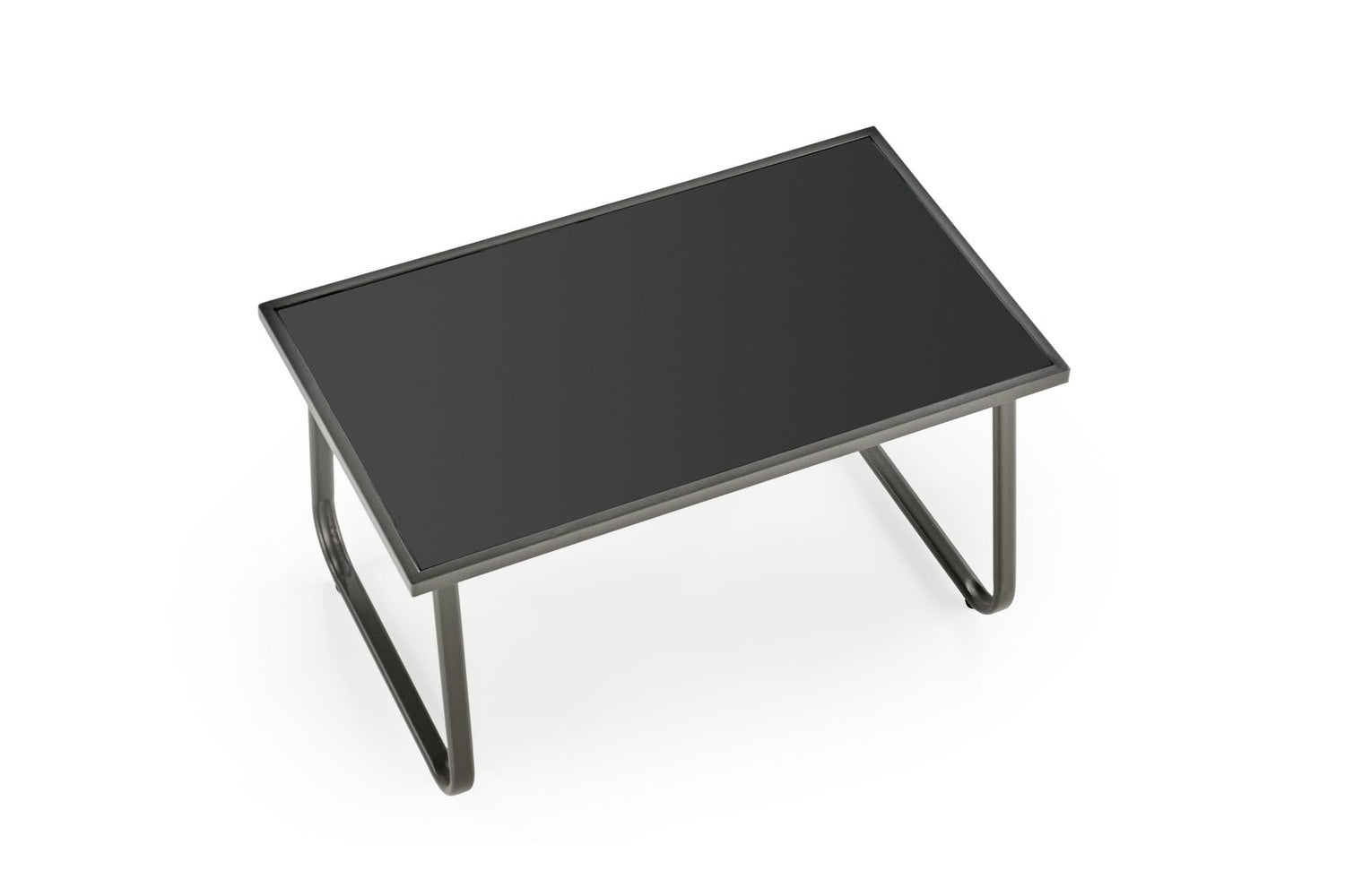 Set gradina CONOR, gri, plasa/sticla/metal, cu masuta, 2 scaune si canapea