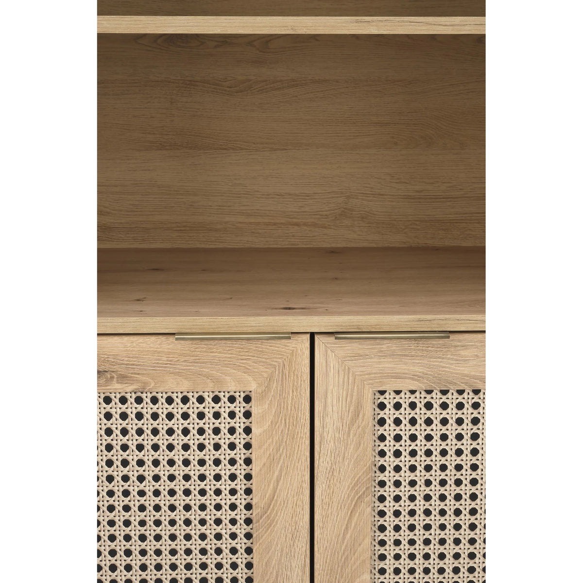 Biblioteca BORNEO, stejar artisan, PAL laminat, 80x40x173 cm