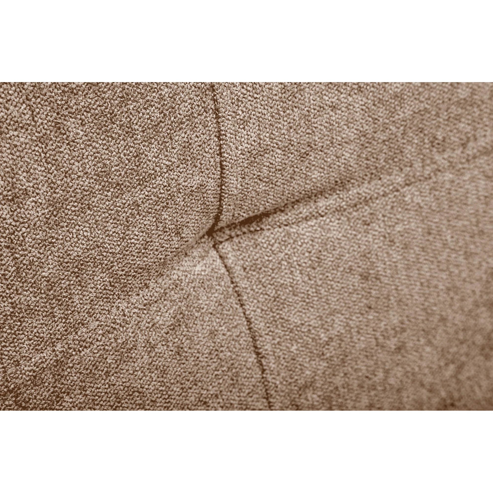 Canapea extensibila CARLITO, bej, stofa clasica/metal, 173x97/83x80 cm