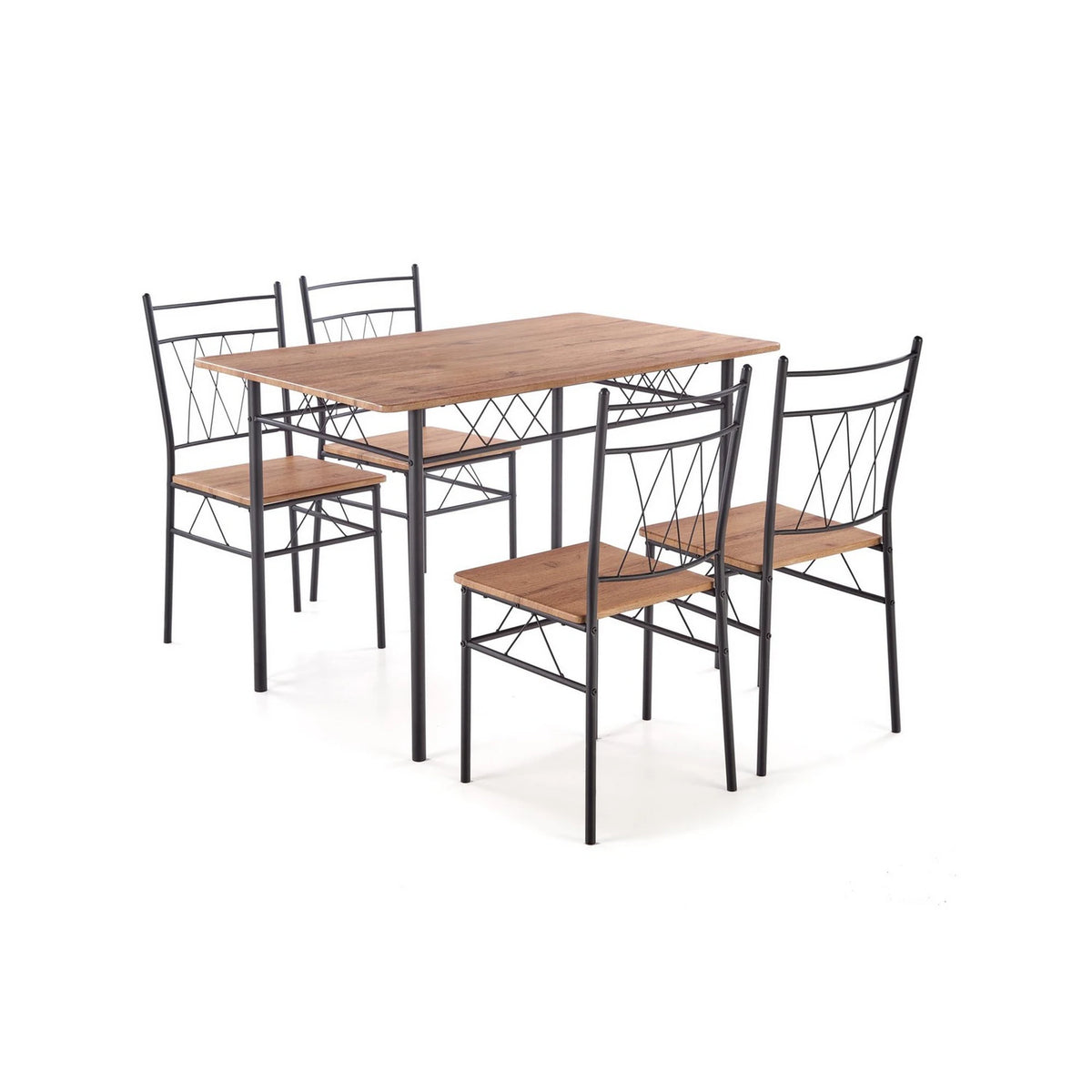 Set masa si 4 scaune FAUST, stejar