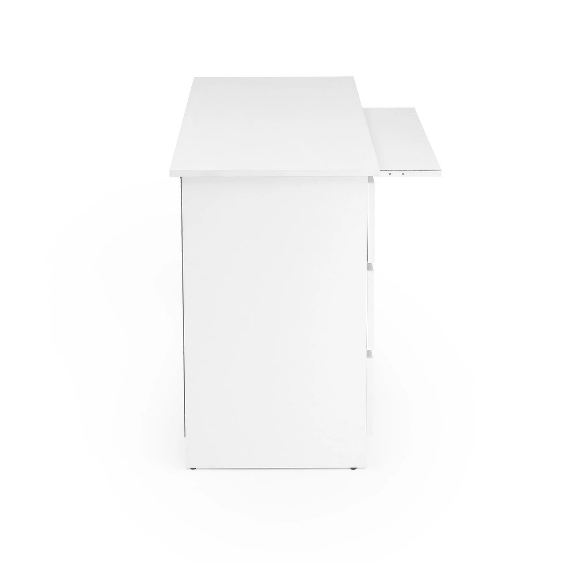 Birou CINO, alb, PAL laminat, 120x50x77 cm