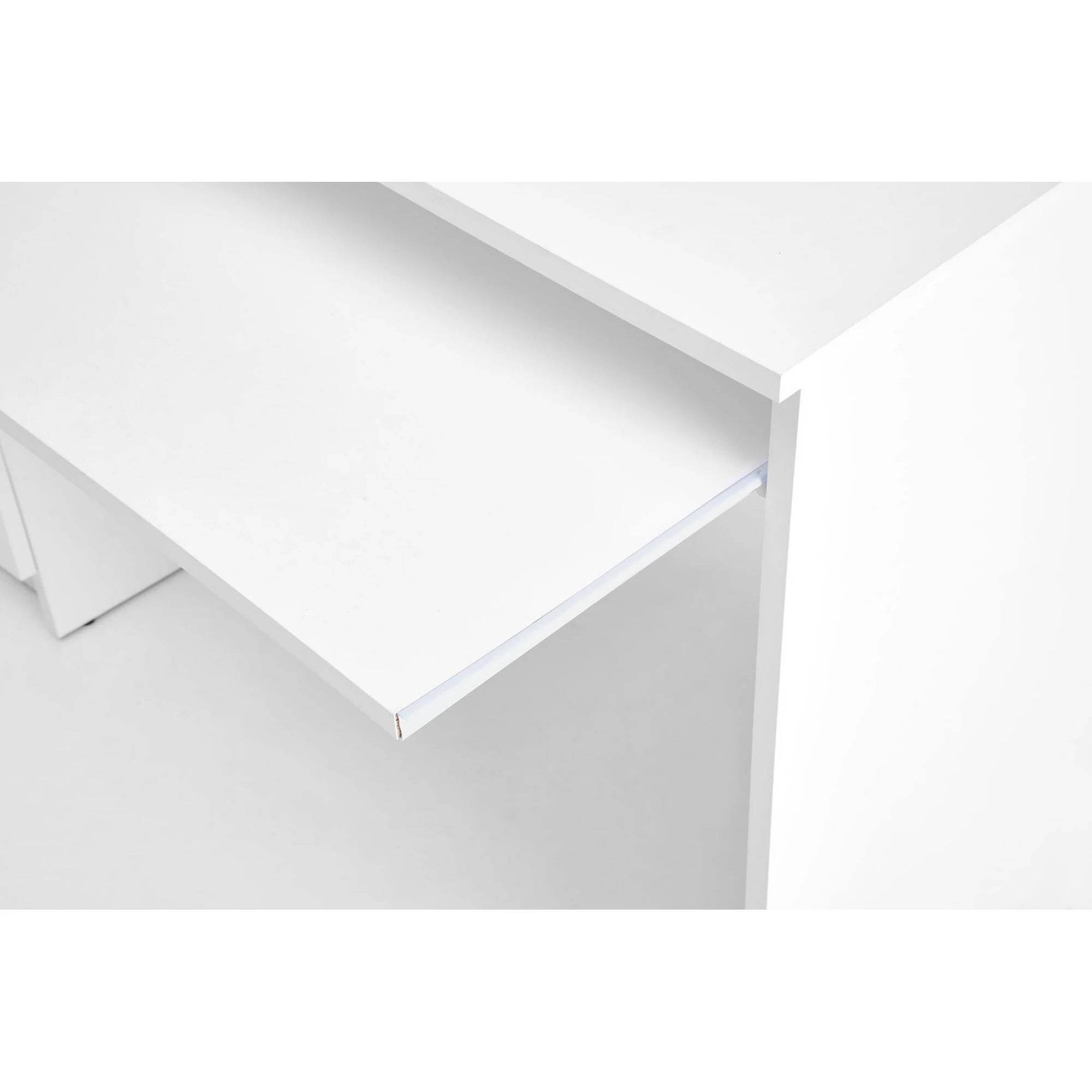 Birou CINO, alb, PAL laminat, 120x50x77 cm
